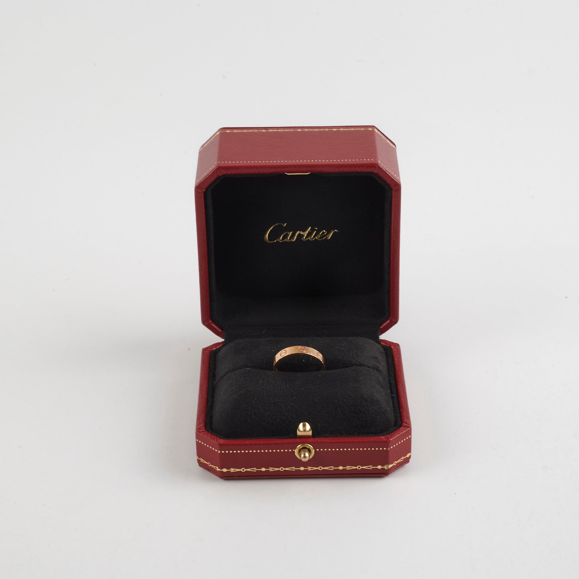 Cartier Love Ring 18K Pink Gold Size 51 - Luxury Wedding Band for Women, Romantic Anniversary Gift for Her, Perfect for Engagements & Special Occasions