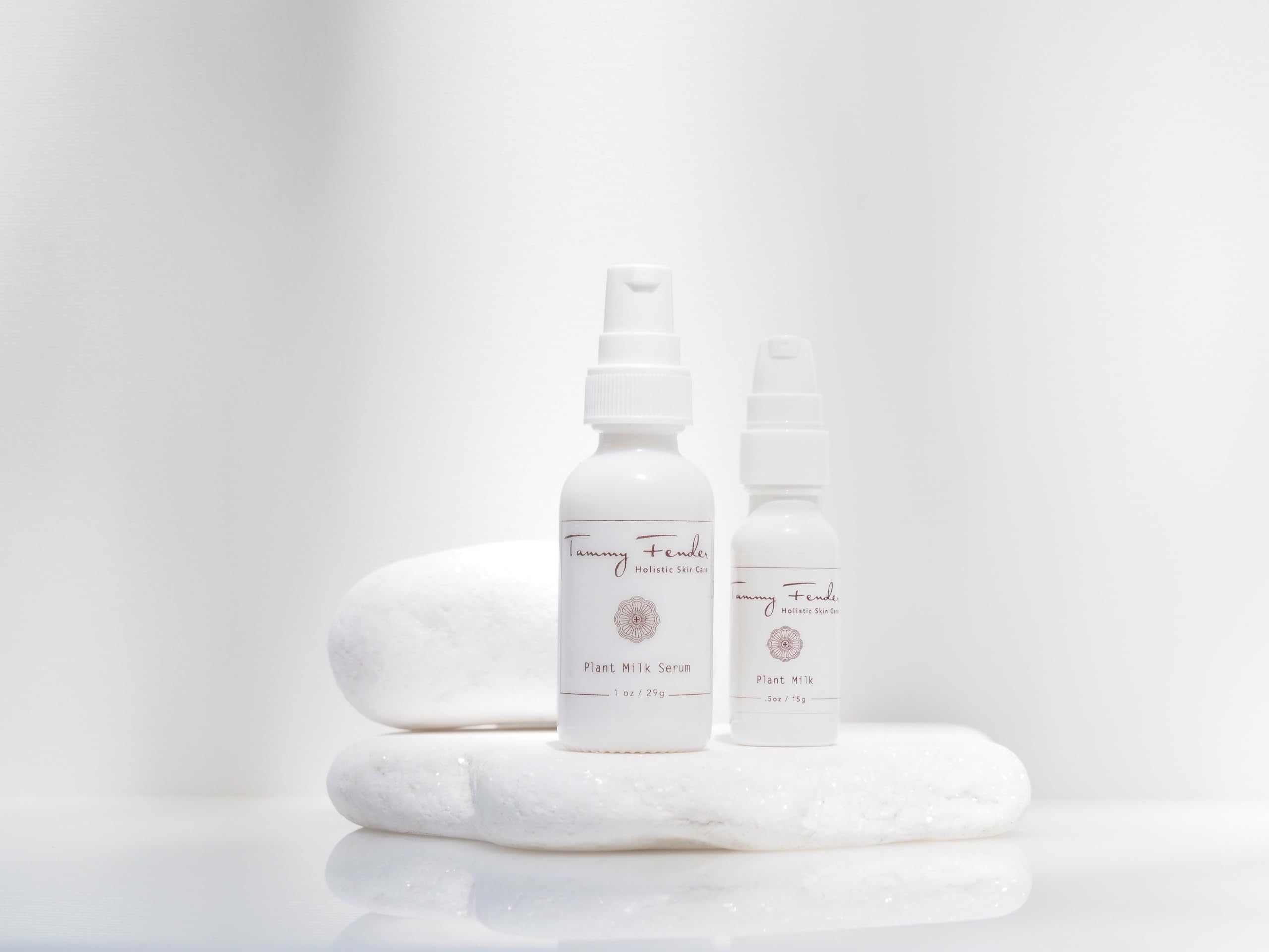 Tammy Fender Natural Plant Milk Serum | Organic, Cruelty-Free, Non-Toxic Face Serum for Sensitive Skin | Strengthens, Nourishes & Protects | 0.5 oz Mini Size | Perfect for Daily Skincare Routine & Travel