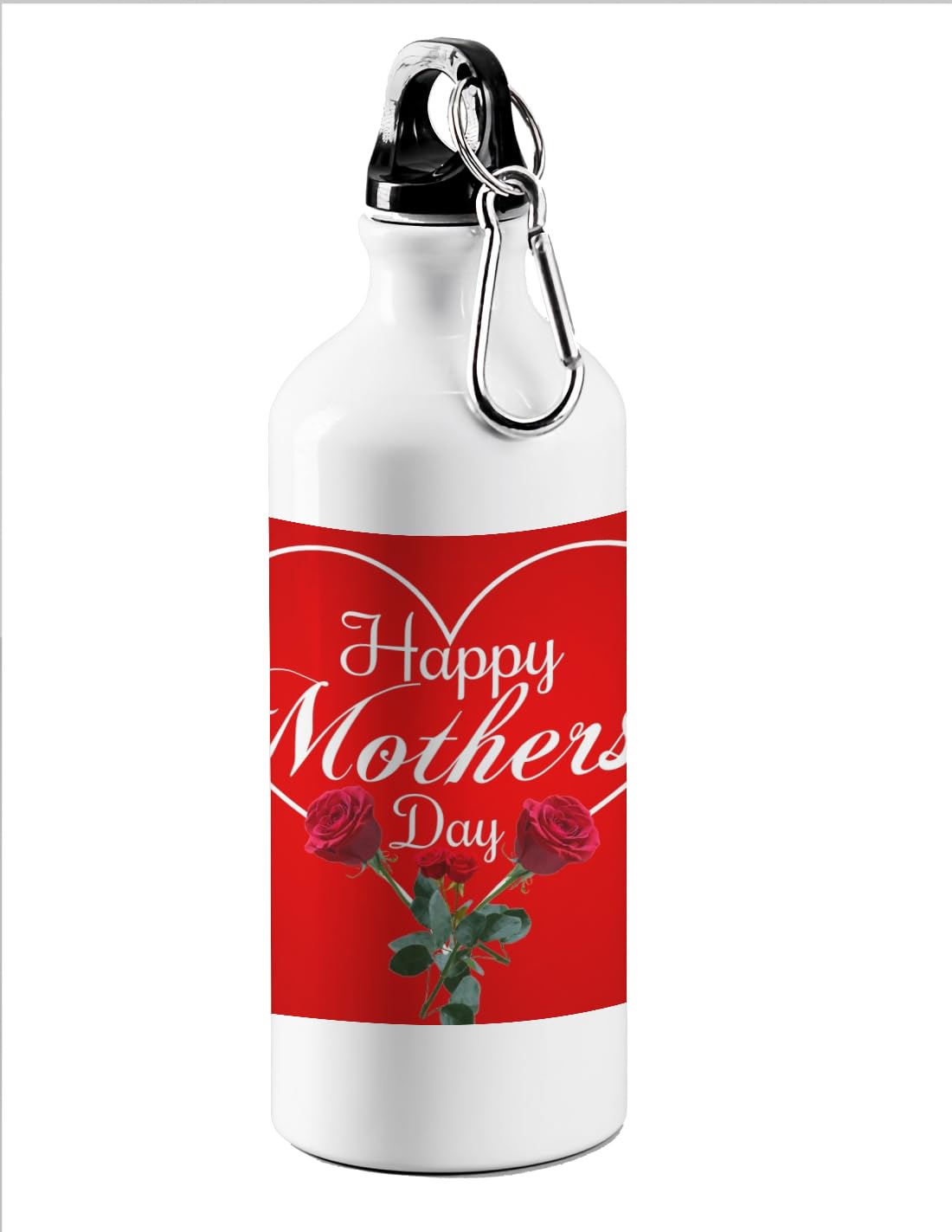 Stylish Printed Aluminum Water Bottle - 600ml Cute Mother's Day Gift for Women, Perfect for Gym, Work, Hiking & Everyday Hydration