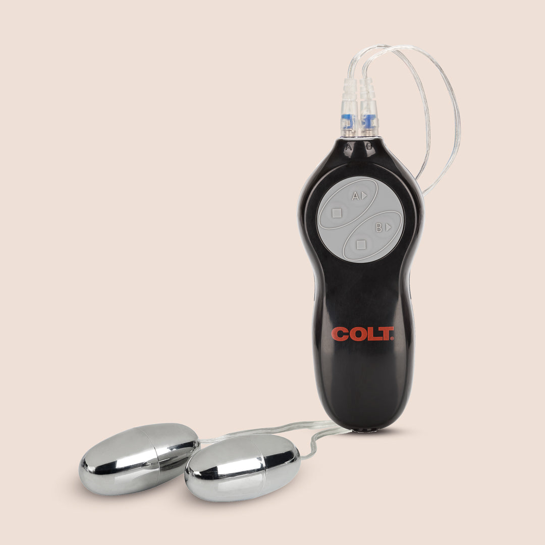 COLT® Twin Turbo Bullets - 7 Function Powerful Bullet Vibrator for Women, Couples & Solo Play | Waterproof, Rechargeable & Ultra Quiet Personal Massager for Sensual Pleasure & Relaxation