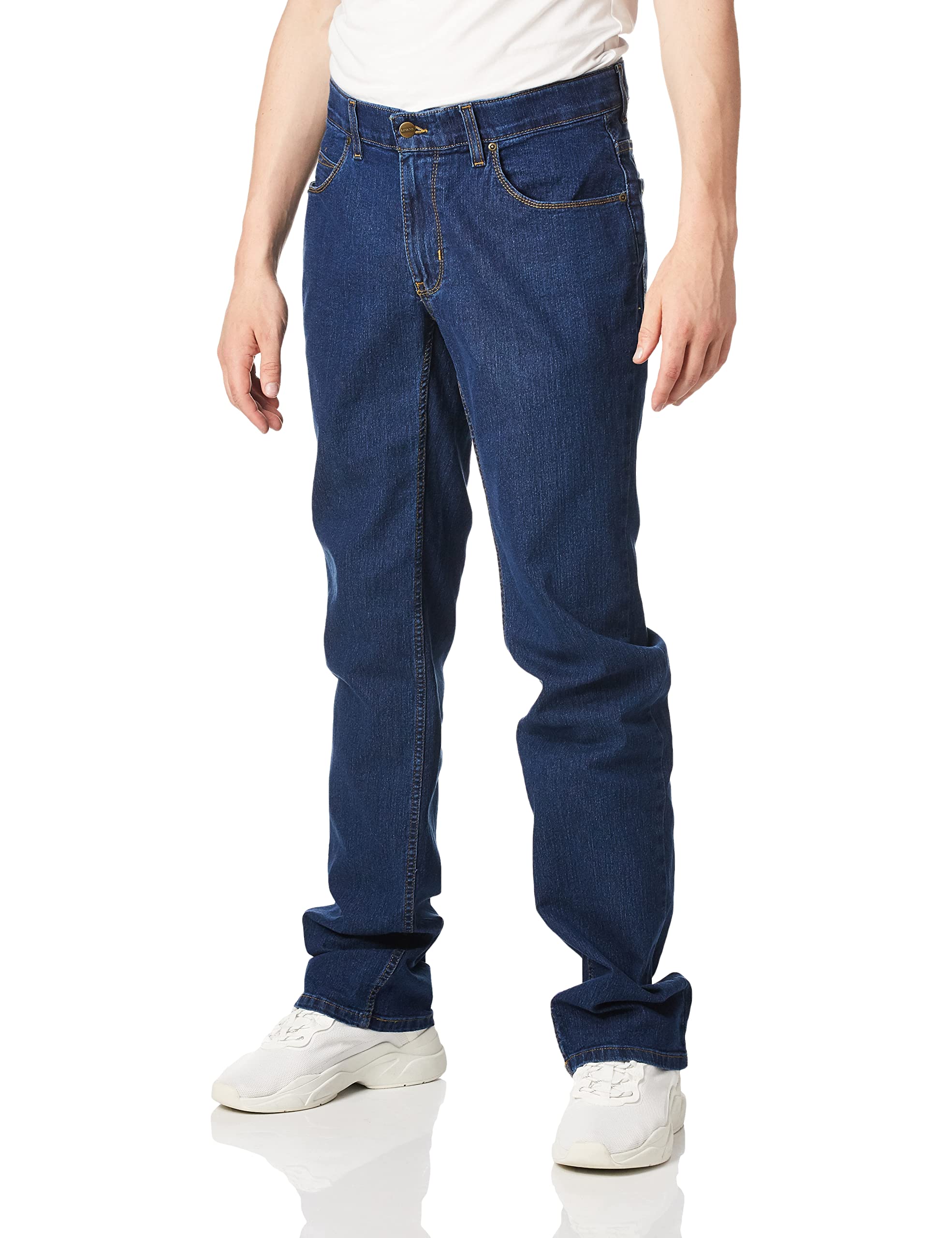 Savane Men's Big and Tall Flat Front Active Flex Stretch Denim Jeans - Comfortable & Durable for Work, Casual Wear & Outdoor Activities