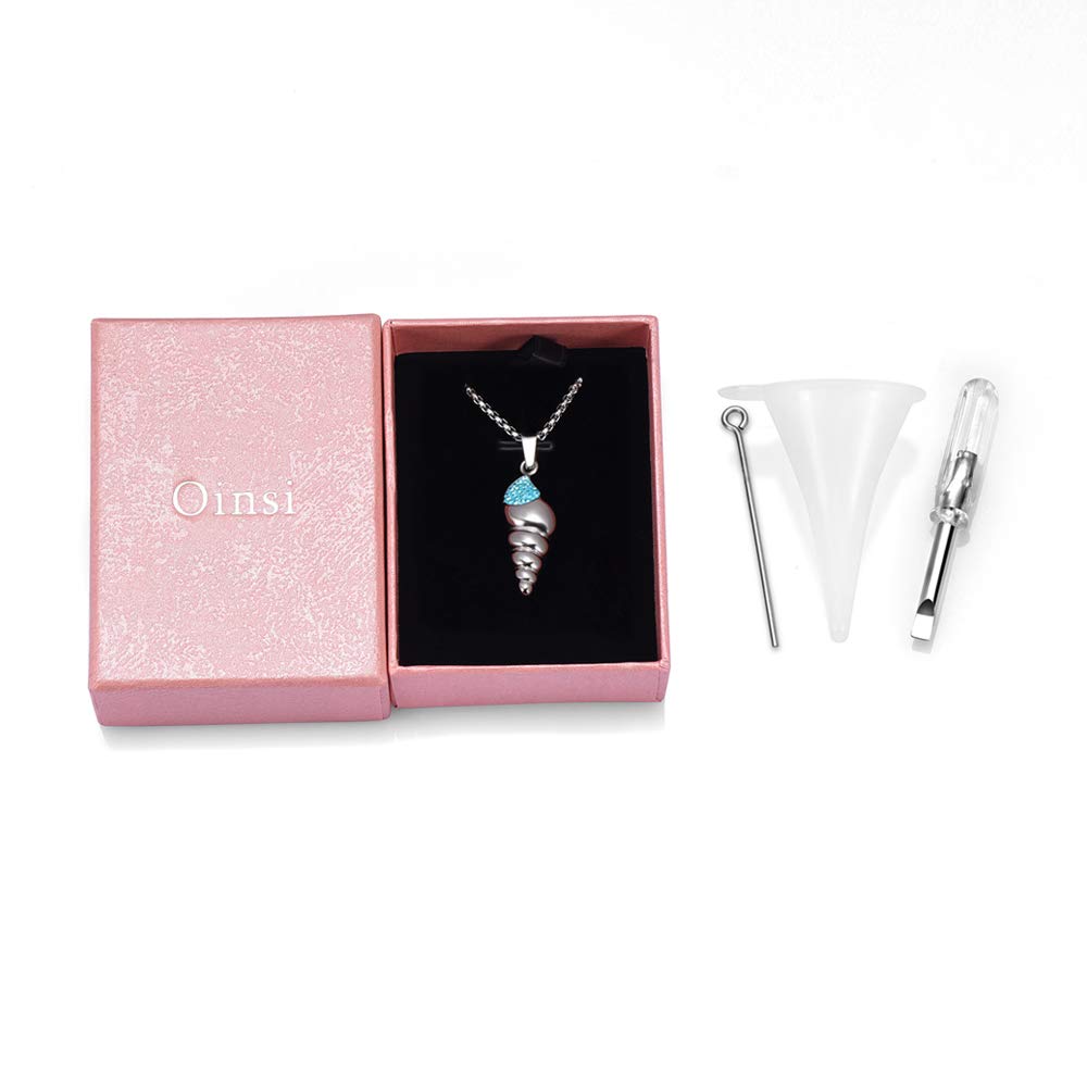Memorial Urn Necklace for Ashes - Stainless Steel Keepsake Pendant for Loved Ones - Perfect for Remembrance & Travel