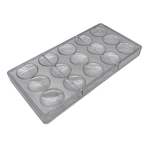 Premium YHJIC Oblate Chocolate Molds - Volcanic Polycarbonate (PC) Chocolate Forms for Baking & Candy Making - Perfect for Home Chefs, Professional Bakers & DIY Chocolate Gifts