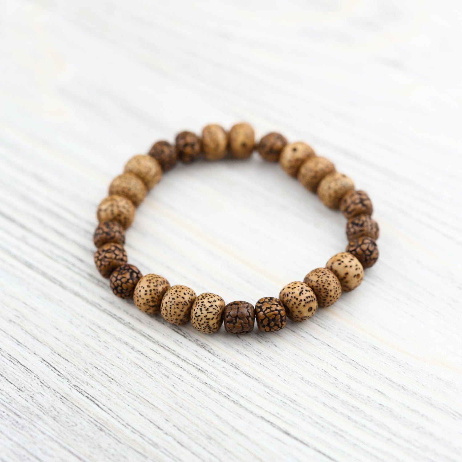 Anchor & Bloom Lotus & Rudraksha Beaded Bracelet for Women - Handmade Spiritual Yoga Meditation Jewelry - Perfect for Mindfulness, Chakra Healing & Boho Fashion Accessories