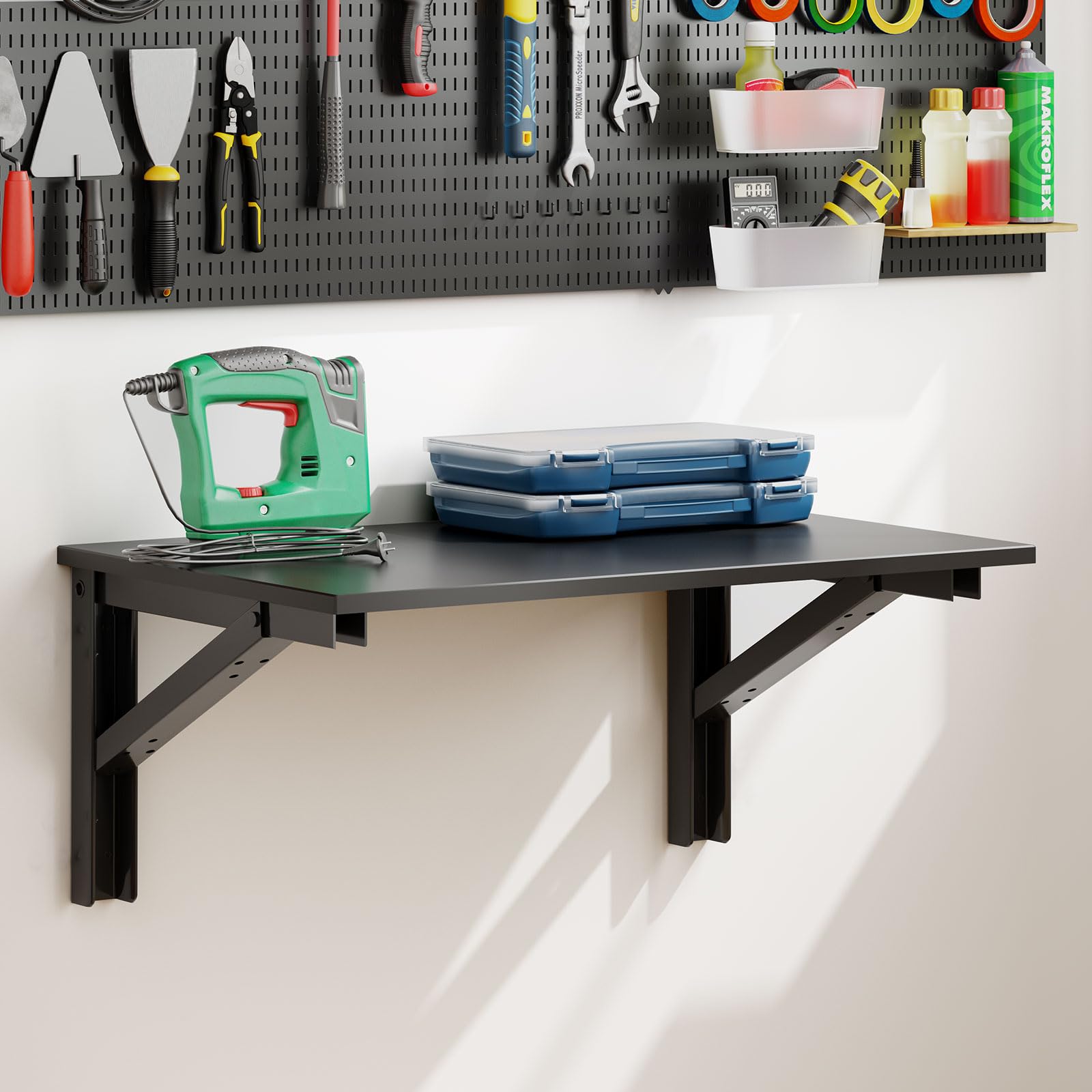 Heavy Duty Wall Mounted Folding Desk - 36
