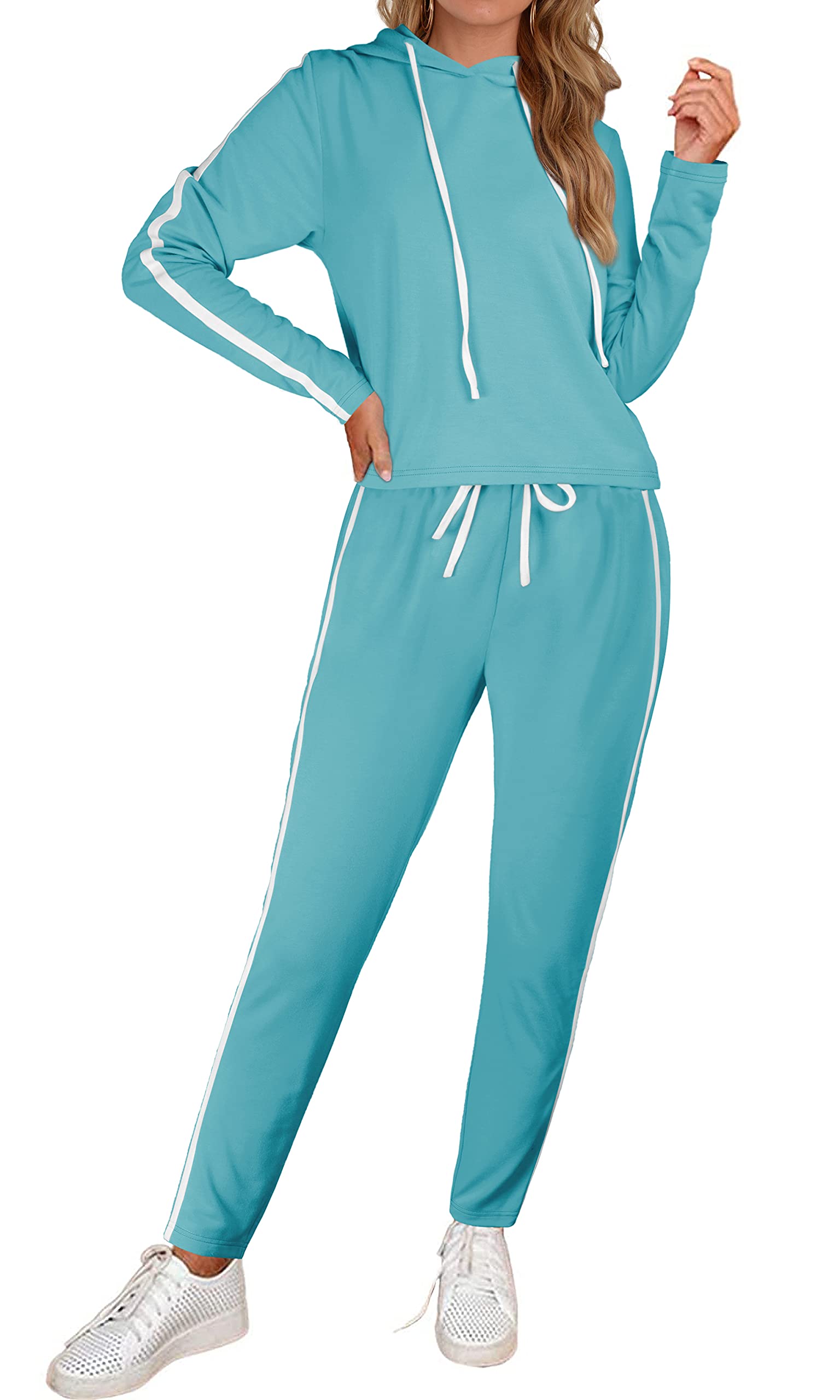 Dasbayla Women's Casual Two Piece Outfits - Soft Lounge Sweatsuit Set for Home, Travel & Relaxation | Comfortable Loungewear for Yoga, Running Errands & Weekend Wear