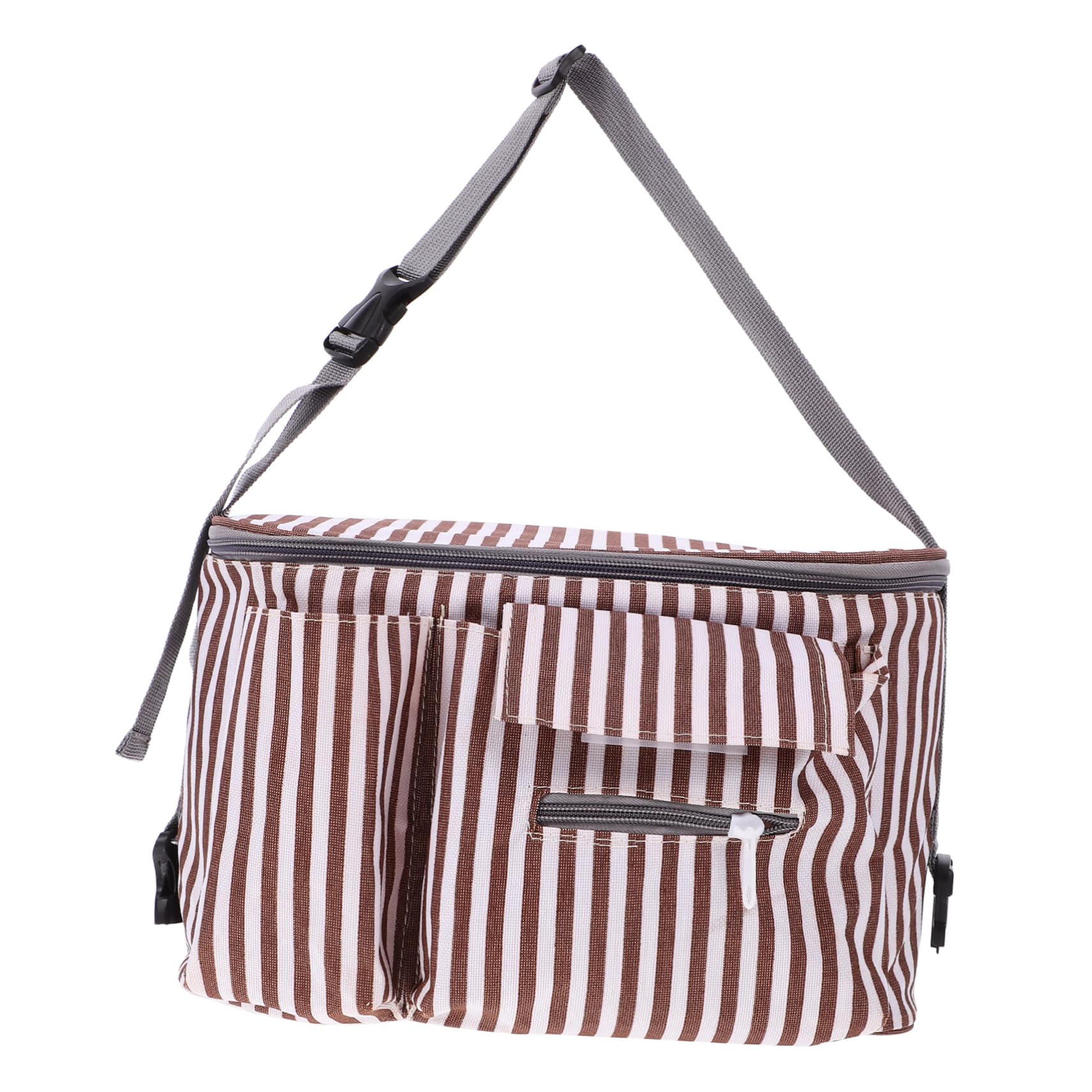 Wakauto 5-Piece Stroller Travel Organizer Bags - Durable Storage Tote Bags for Baby Strollers, Wagons & Car Seats - Perfect for Diapers, Toys & Essentials on Family Outings
