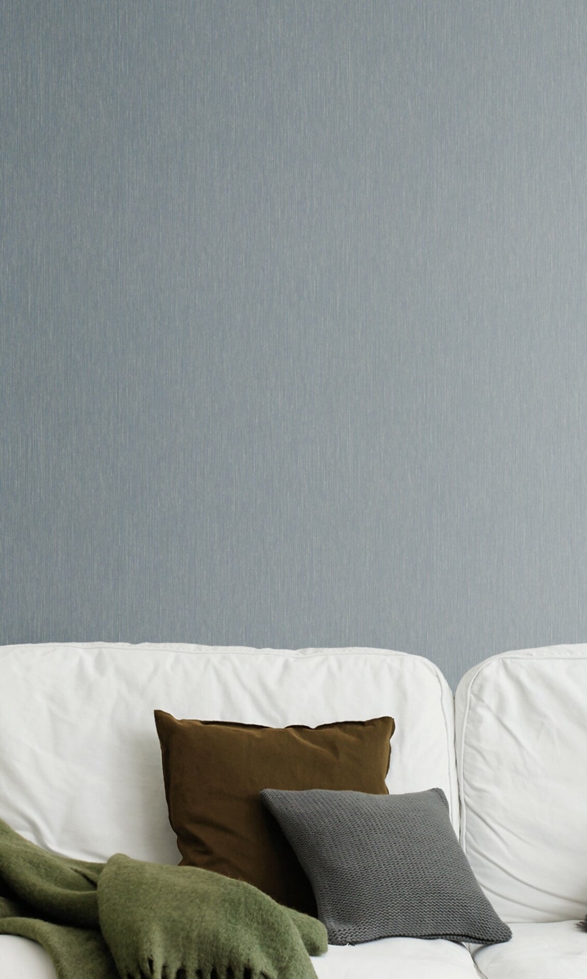 Blue Textured Wallpaper Roll - Self-Adhesive Peel and Stick Wallpaper for Bedroom, Living Room, Home Decor (Style R8660) - Easy to Install & Removable