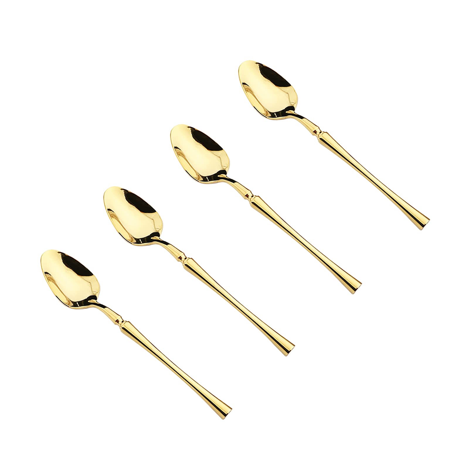 Premium 4-Piece Gold Coffee Spoons Set - 6.89