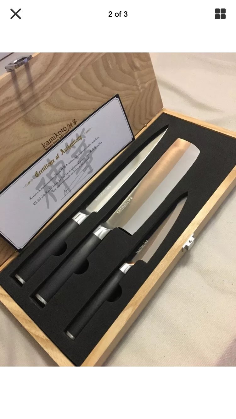 Kamikoto Kanpeki Premium Japanese Knife Set - 6-Piece High Carbon Stainless Steel Kitchen Knives for Professional Chefs & Home Cooking - Perfect for Slicing, Dicing, and Precision Cutting
