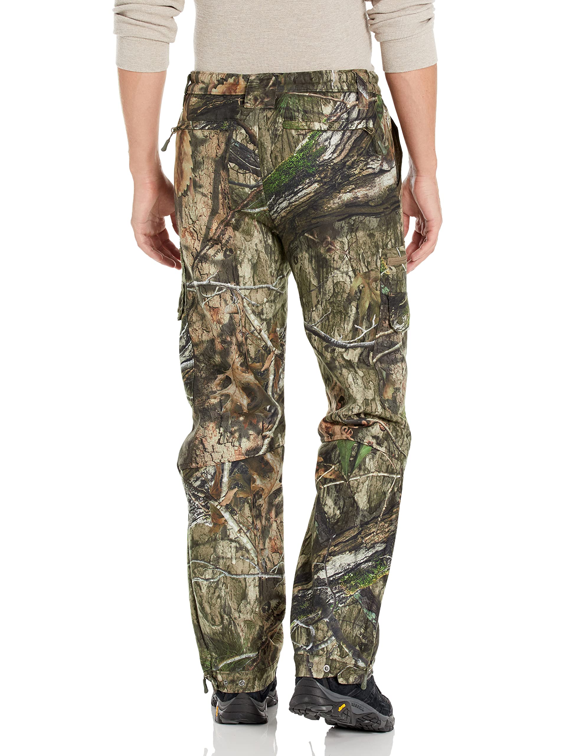 Mossy Oak Sherpa Fleece Lined Camo Hunting Pants for Men - Warm Winter Outdoor Gear for Hunting, Hiking & Camping