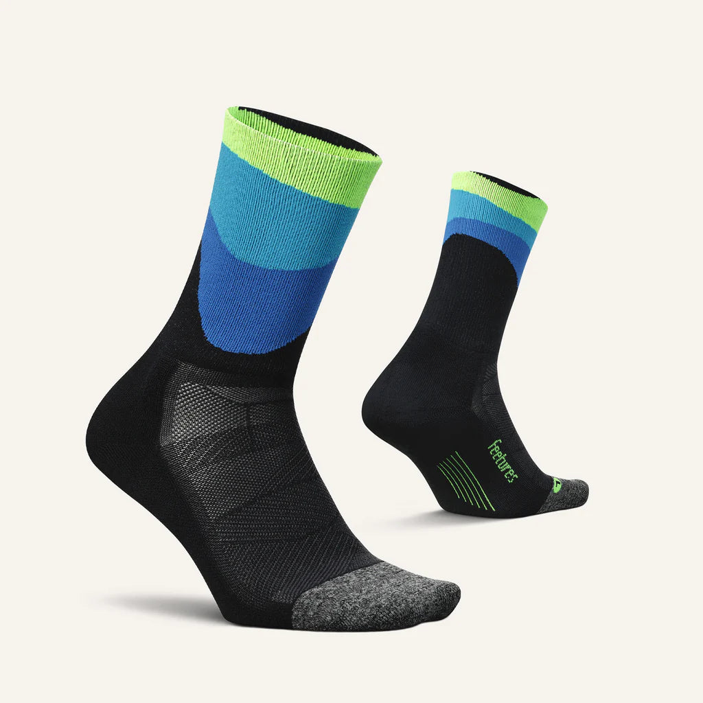 Feetures Elite Light Cushion Mini Crew Socks - Ultra Soft Running & Hiking Socks for Men & Women - Perfect for Workouts, Travel & Outdoor Adventures