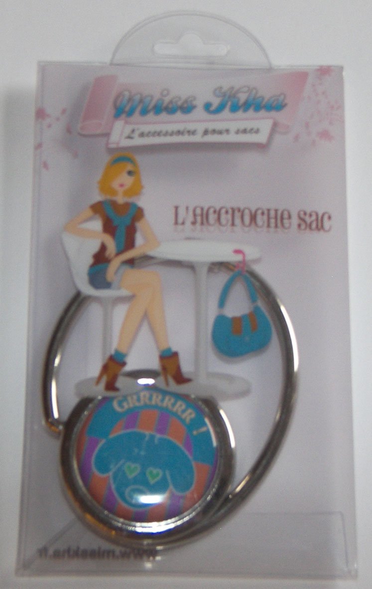 Foldable Purse Hook for Bags - Durable Dog Design Hanger for Restaurants, Travel & Shopping - Perfect Gift for Women