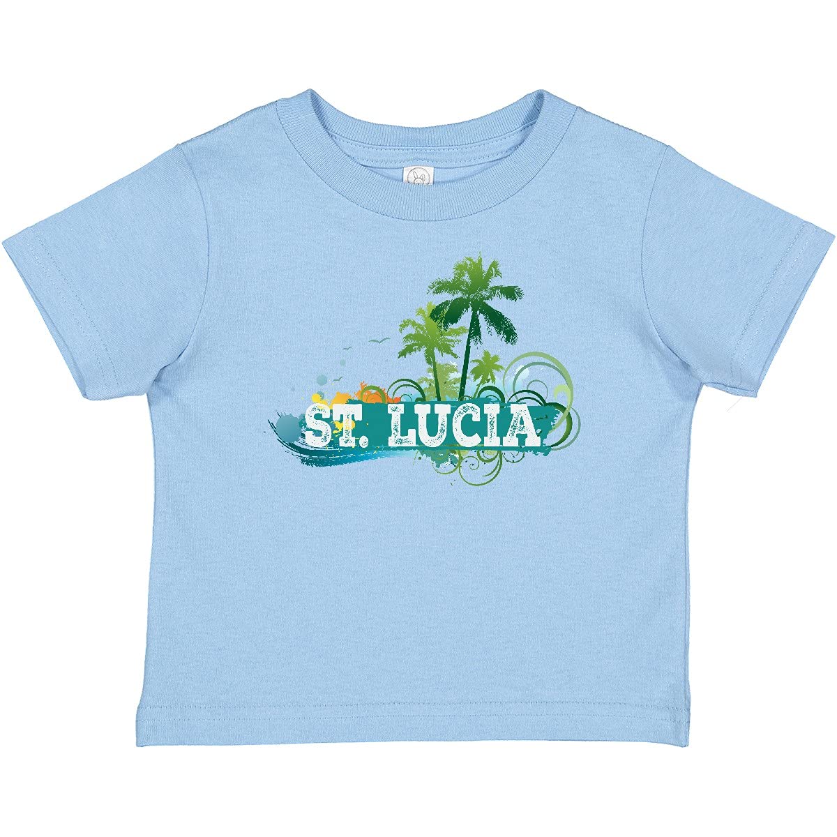 Inktastic St Lucia Vacation Cruise Trip Baby T-Shirt - Cute Tropical Travel Outfit for Infants & Toddlers - Perfect for Beach Holidays, Family Cruises & Caribbean Getaways
