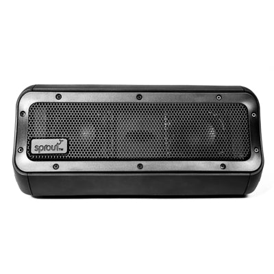 Sprout Nomad 3+ Portable Bluetooth Speaker with Premium Sound - Wireless Outdoor Speaker for Camping, Beach, Travel & Home Use - Black