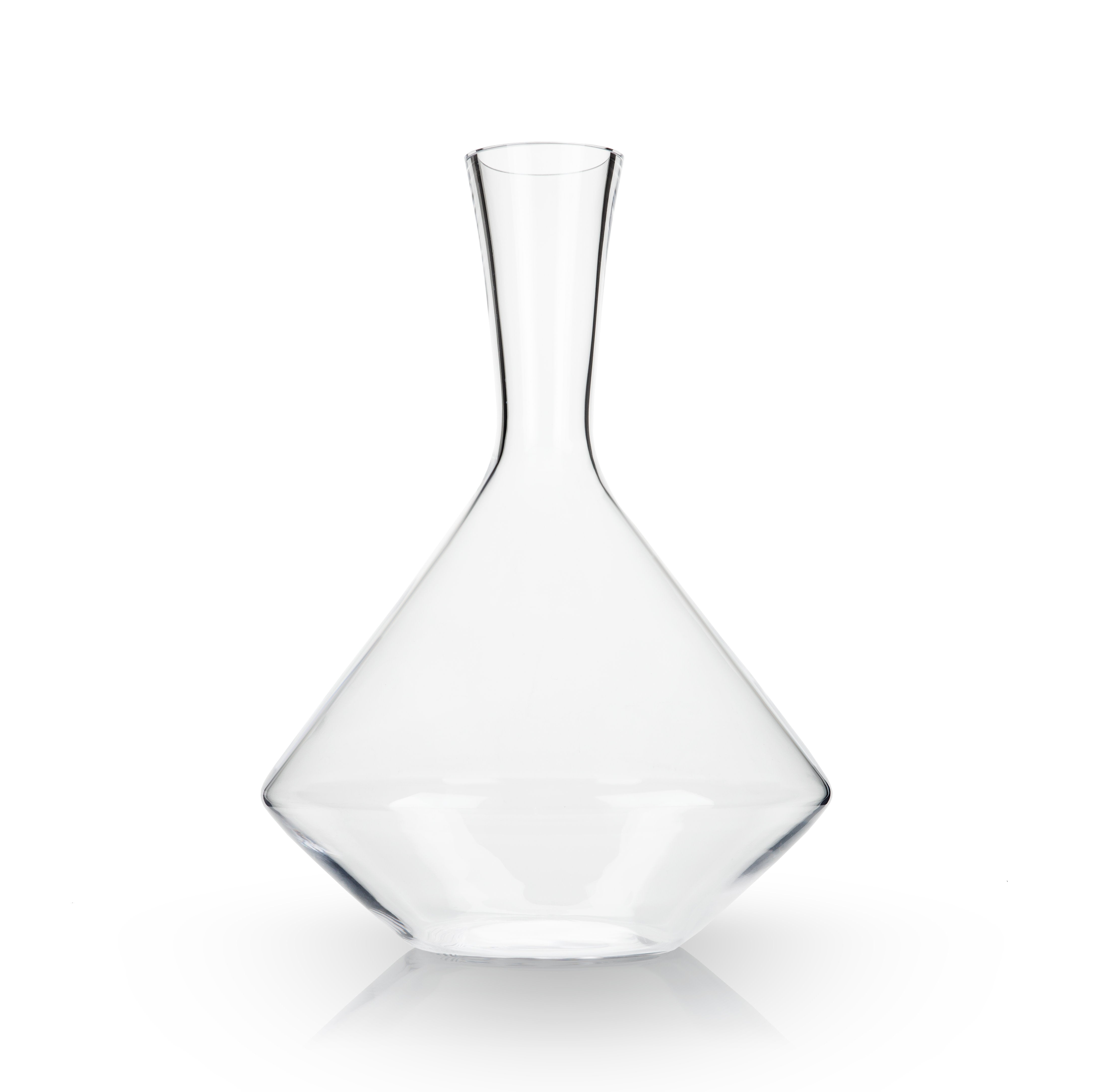 Elegant Raye Angled Crystal Wine Decanter - Premium Lead-Free Glass Carafe for Red Wine Aeration & Decanting | Perfect for Dinner Parties, Wine Tasting & Home Bar Decor