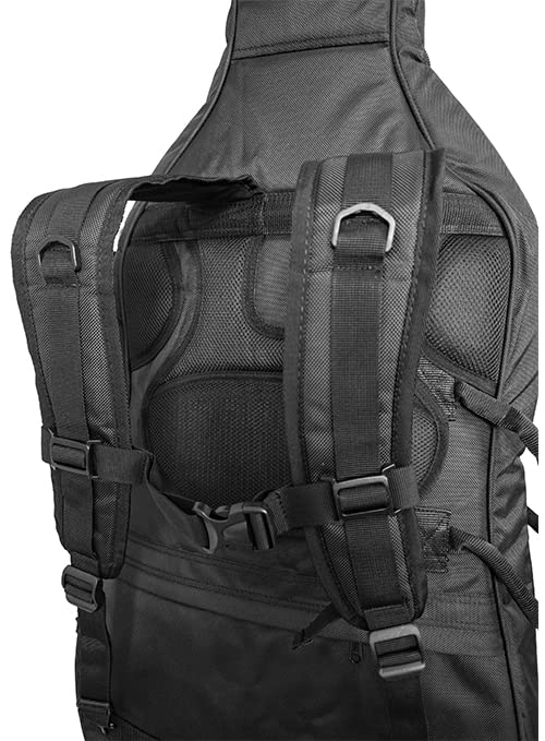 Tonareli Designer Cello Gig Bag 4/4 Size - Premium Black Protective Case for Cello - Perfect for Musicians, Travel & Storage