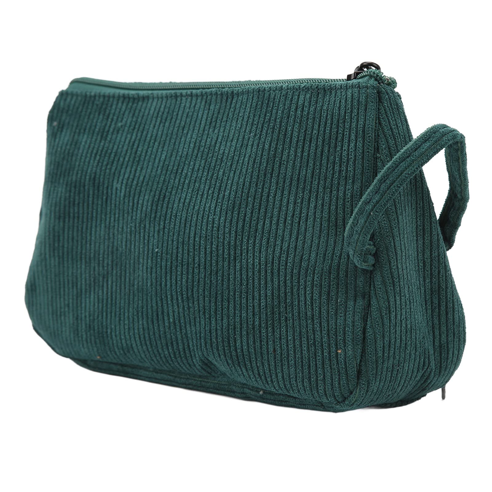 Makeup Bag for Travel - Large Capacity Cosmetic Organizer with Exquisite Lining & Bidirectional Zipper | Emerald Green | Perfect for Vacation, Gym, and Daily Use