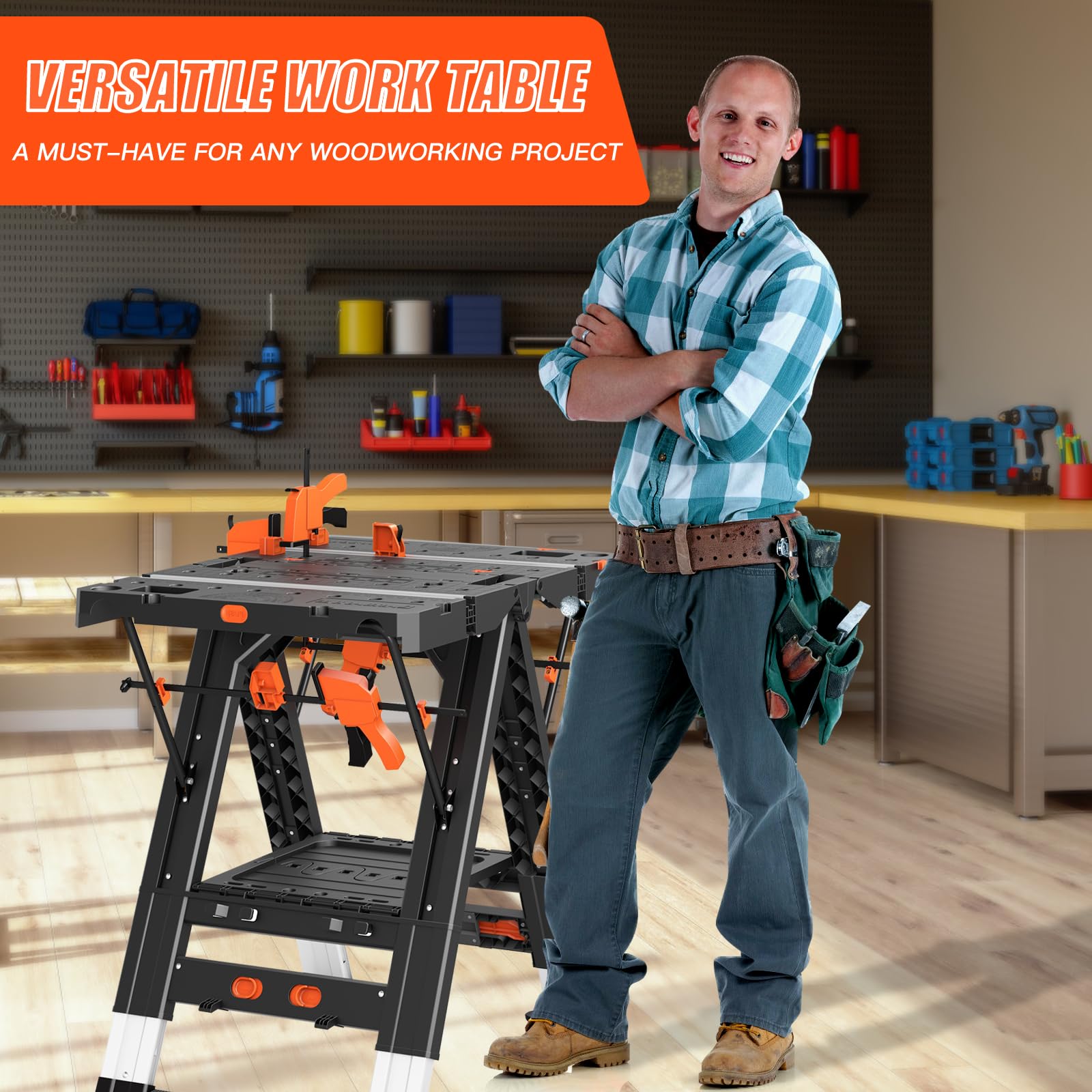 2-in-1 Folding Workbench - 31