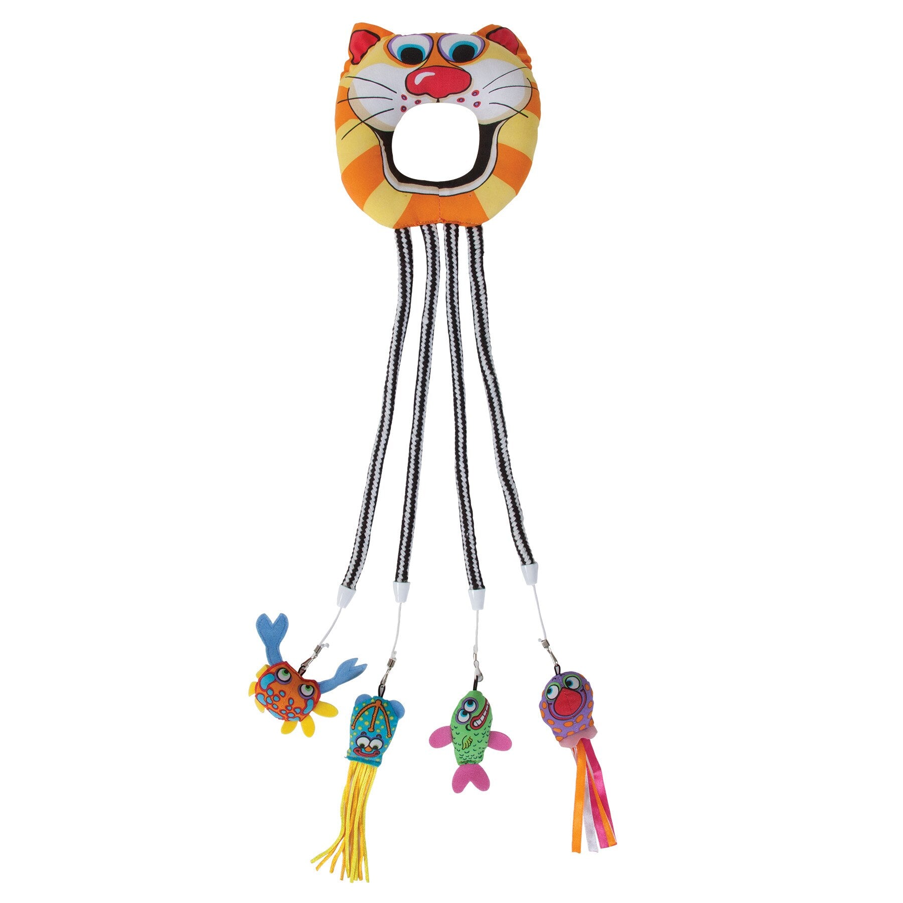 FAT CAT Catfisher Doorknob Hanger - Interactive Cat Toy for Indoor Cats - Perfect for Playtime & Exercise - Durable & Engaging Door Hanging Cat Teaser