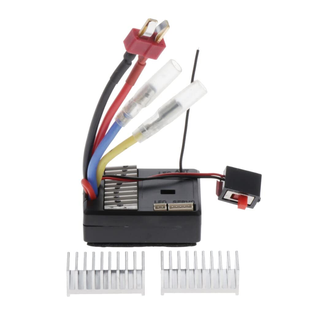 Replacement Receiver Plate Board & Motor Heatsink Circuit for WLtoys 144001 1/14 Scale RC Car Parts - Perfect for DIY Repairs & Off-Road Racing Upgrades