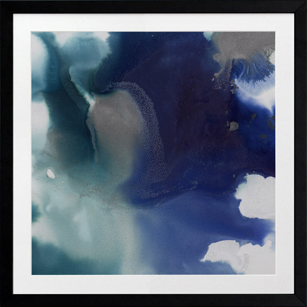Aquatica III Framed Ocean Art Print - Coastal Wall Decor for Living Room, Bedroom & Office