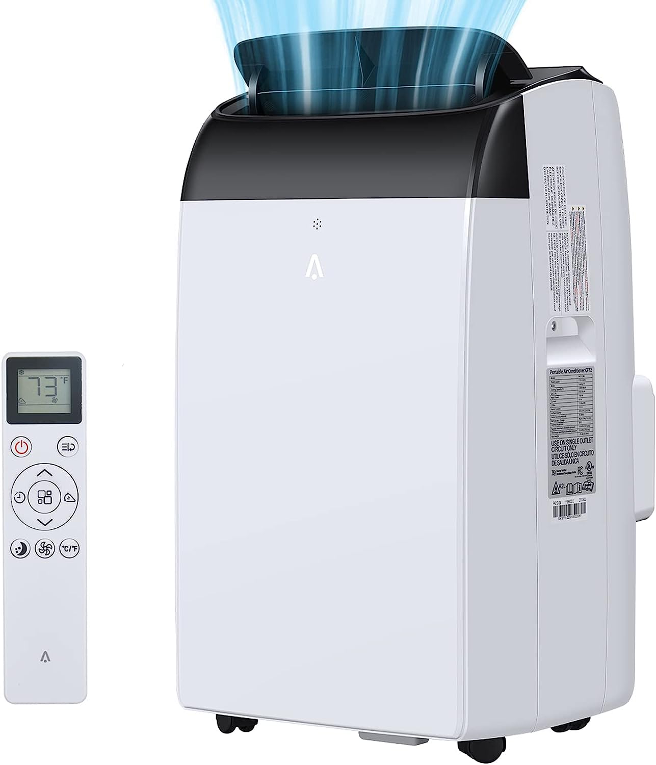 GARVEE 14,000 BTU Portable Air Conditioner - Cools Rooms Up to 750 Sq.Ft | 3-in-1 AC Unit with Fast Cooling, Dual Motors & Energy Saving | Perfect for Bedrooms, Living Rooms & Home Offices
