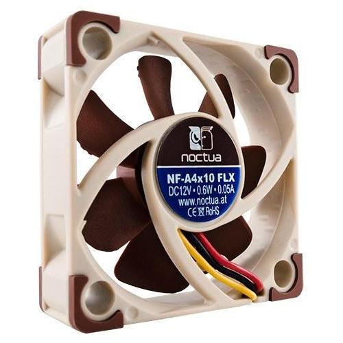 Noctua NF-A4x10 FLX Premium 40x40x10mm Quiet Cooling Fan for PC Case, Mini ITX Builds & Raspberry Pi Cooling Solutions