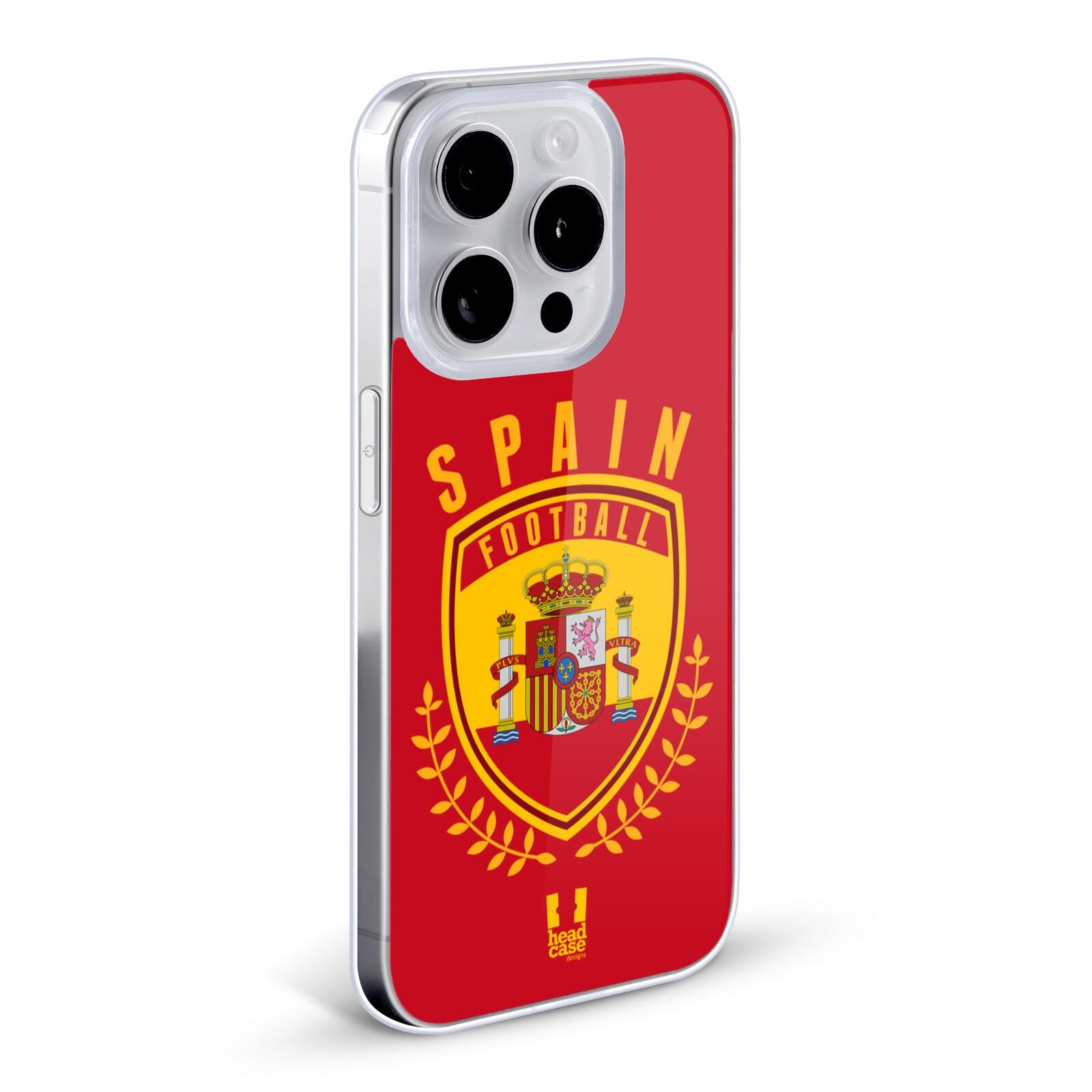 Spain Football Crest Soft Gel Phone Case for Apple iPhone 7/8/SE (2020 & 2022) - Durable Protective Cover for Soccer Fans | Perfect for Match Days & Team Support