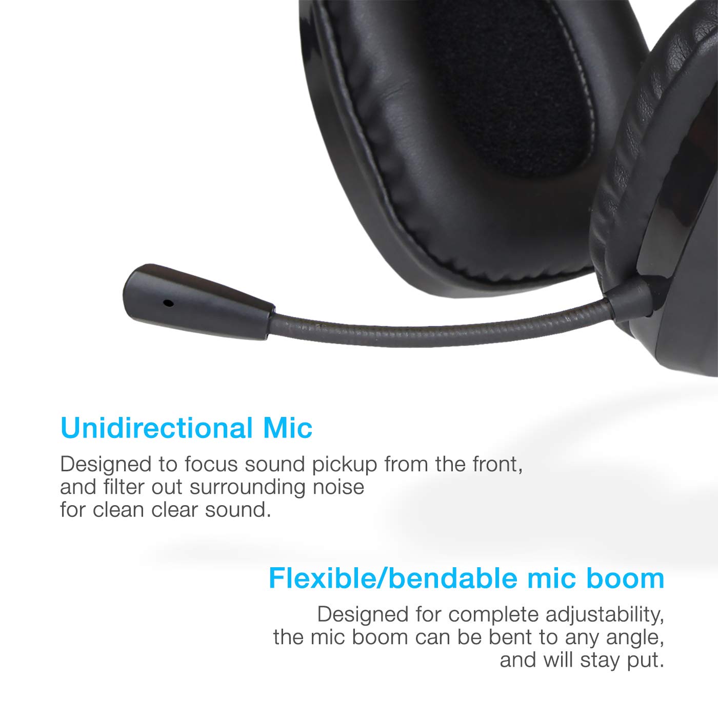 80 Pack Stereo Headset with Noise-Canceling Unidirectional Mic - Compatible with PC, Mac, Chromebook, Surface, Tablets & Smartphones - Ideal for Online Classes, Gaming & Remote Work (AC-6008-80)