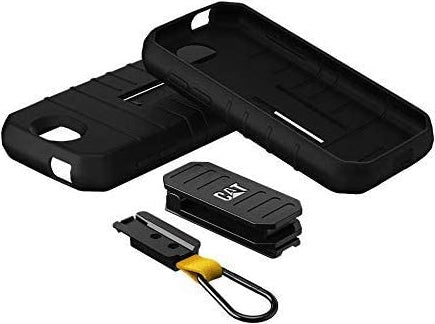 CAT S31 Rugged Hybrid Case with Belt Clip - Heavy Duty Protection for Outdoor, Construction & Industrial Use