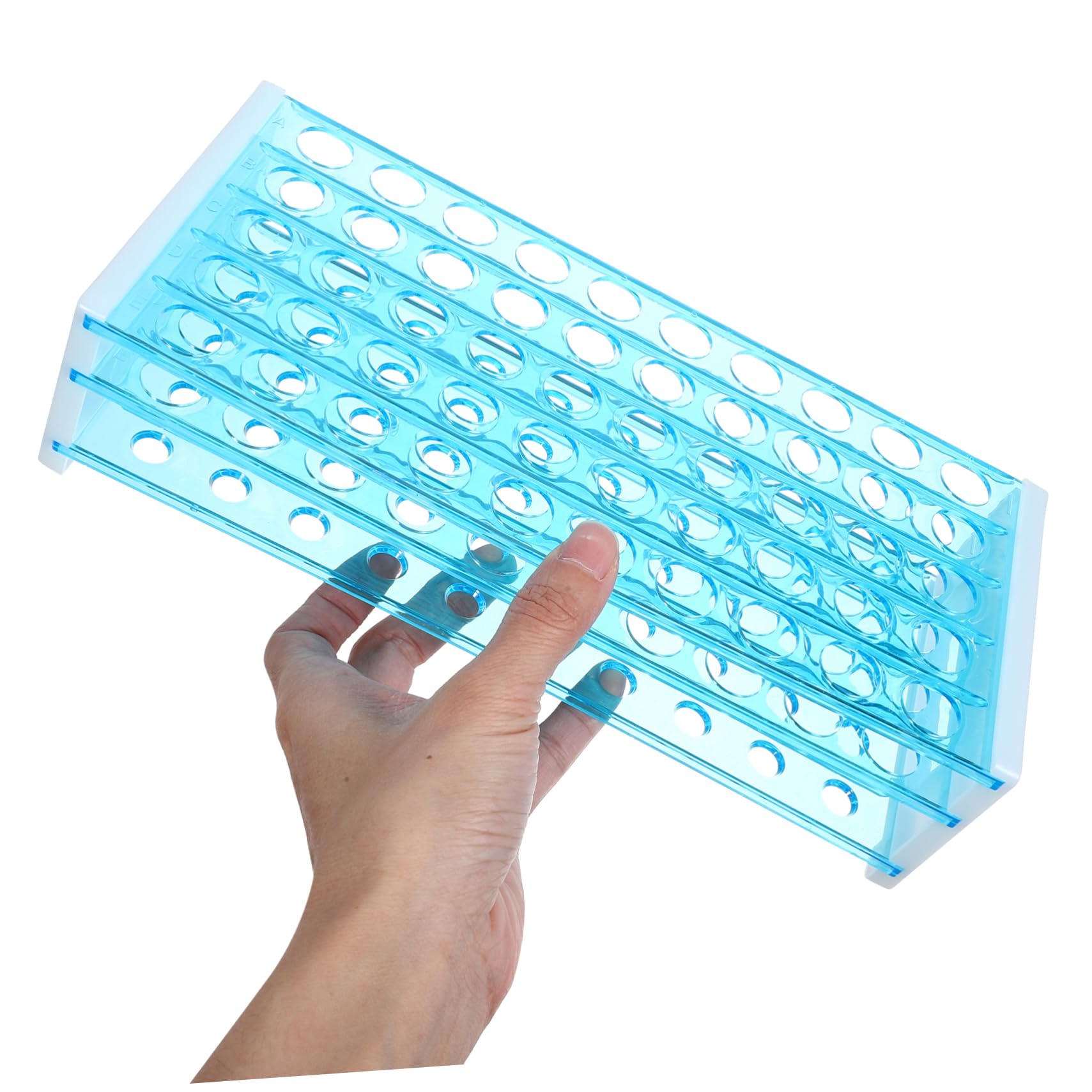 2PCS Plastic Centrifuge Tube Rack - Detachable Test Tube Holder for Laboratory Storage | Durable Lab Supplies for Blood Tubes, PCR Tubes & Sample Vials | Perfect for Medical Labs, Research Centers & Science Classrooms