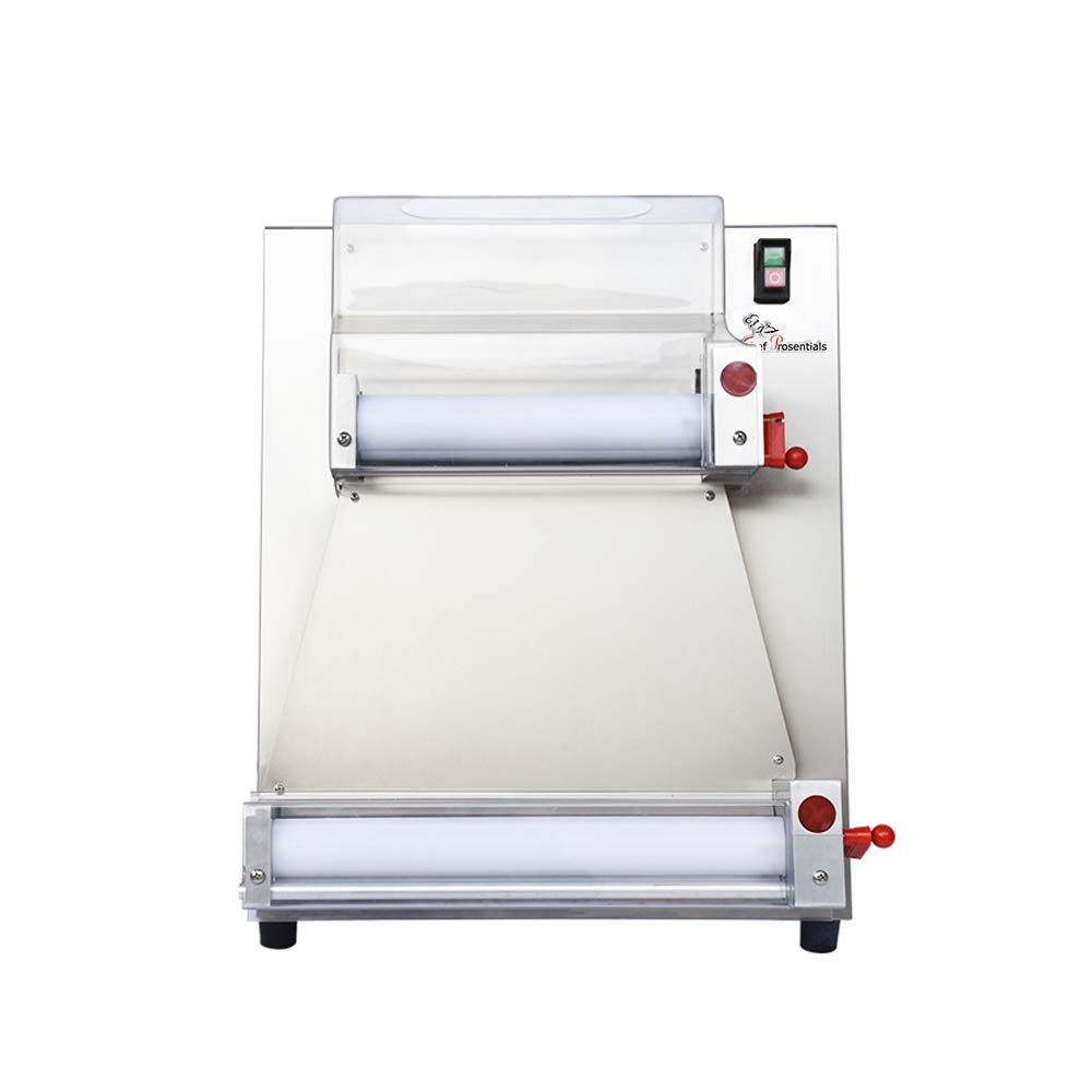 18 Inch Electric Dough Sheeter Machine - ETL Certified Commercial Pizza Dough Roller & Kneader - Perfect for Pizzerias, Bakeries & Home Pizza Making