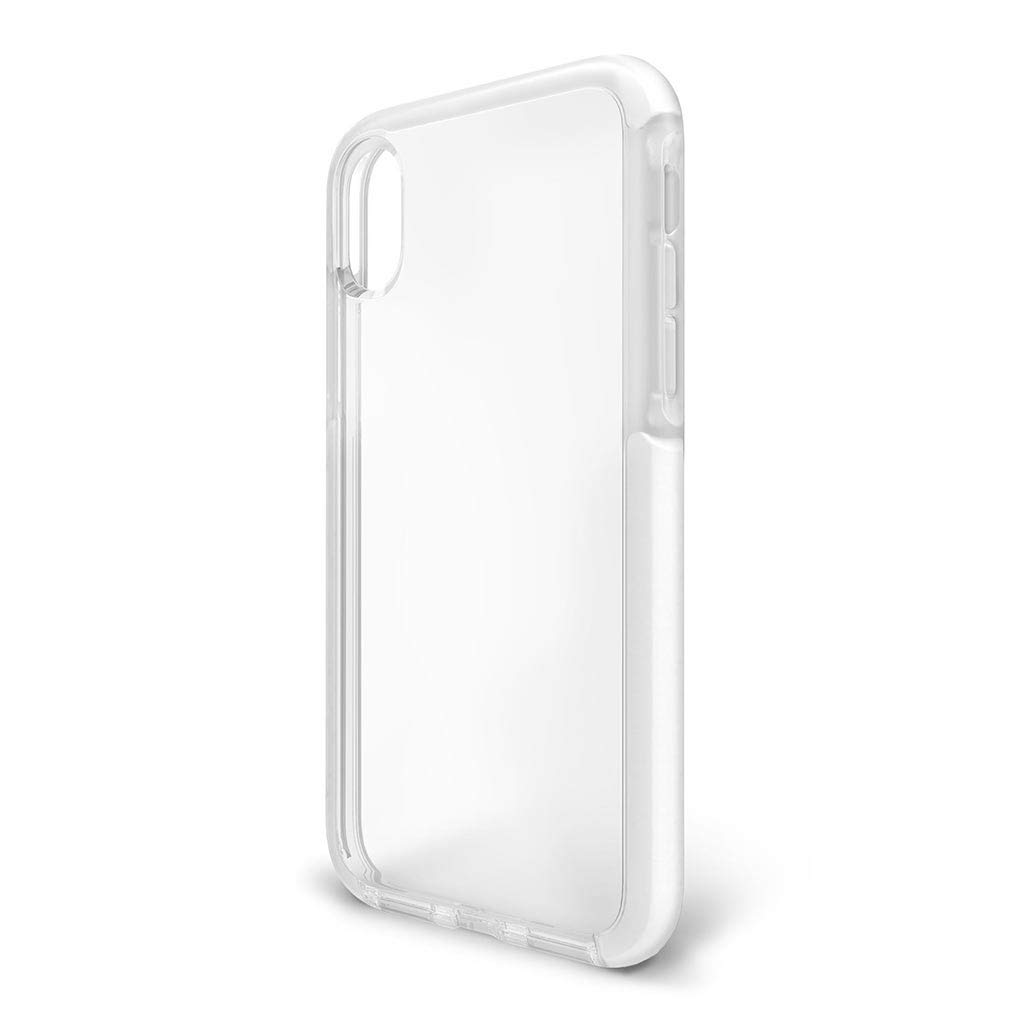 BodyGuardz Ace Pro Case for iPhone Xs/X - Extreme Impact & Scratch Protection | Clear/White | Shockproof Slim Cover for Everyday Use & Outdoor Activities