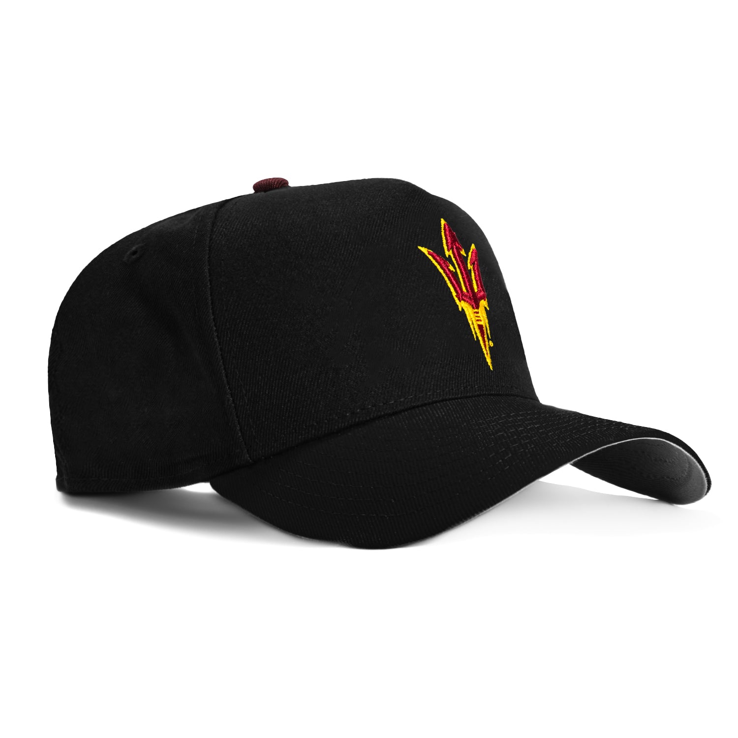 New Era 9Forty A-Frame Arizona State Sun Devils Adjustable Snapback Hat - Black | NCAA Fan Gear, Game Day Accessories & Casual Streetwear
