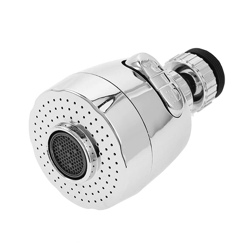 360° Rotatable Water Saving Faucet Aerator - Adjustable Swivel Tap Nozzle with Diffuser Filter for Kitchen Sink, Bathroom, or Outdoor Use - Eco-Friendly & High Pressure Bubbler for Efficient Water Flow
