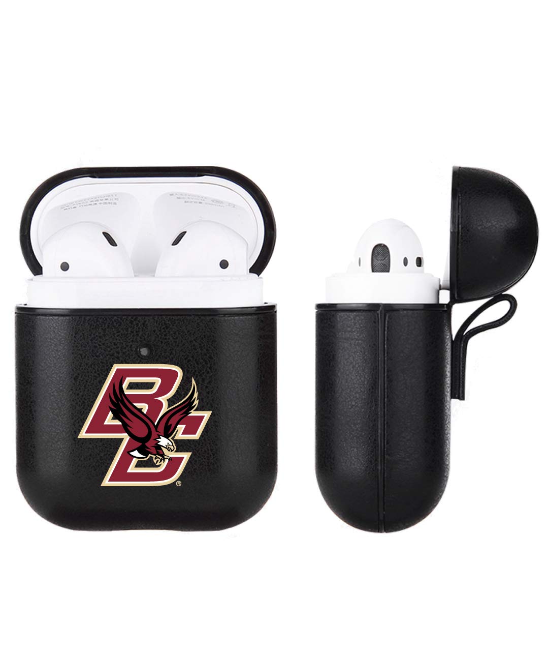 NCAA Leather Case for Apple AirPods - Durable Protection for Sports & Travel
