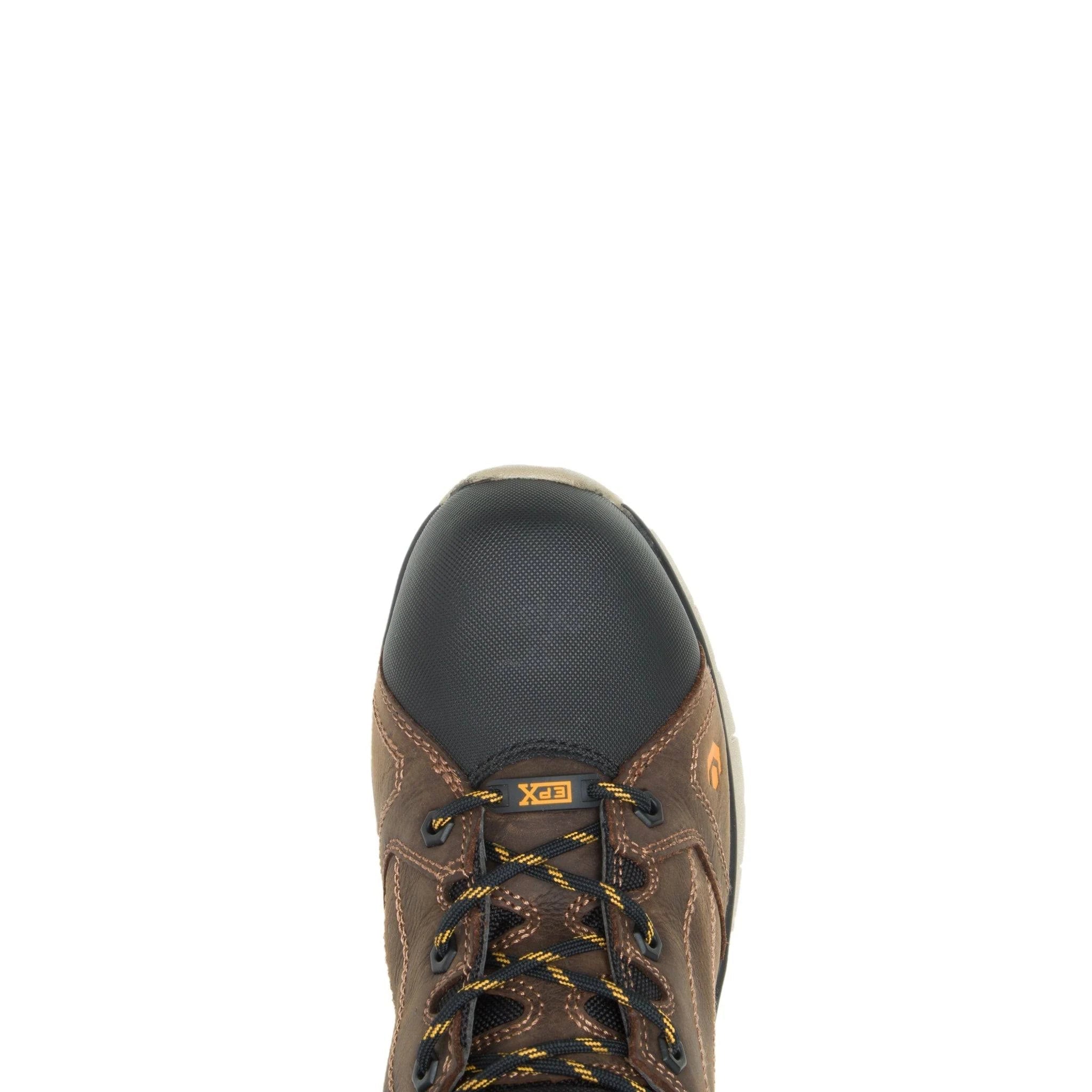 Rigger Waterproof CarbonMax Work Boots for Men - Durable Brown Safety Boots for Construction, Hiking & Outdoor Work