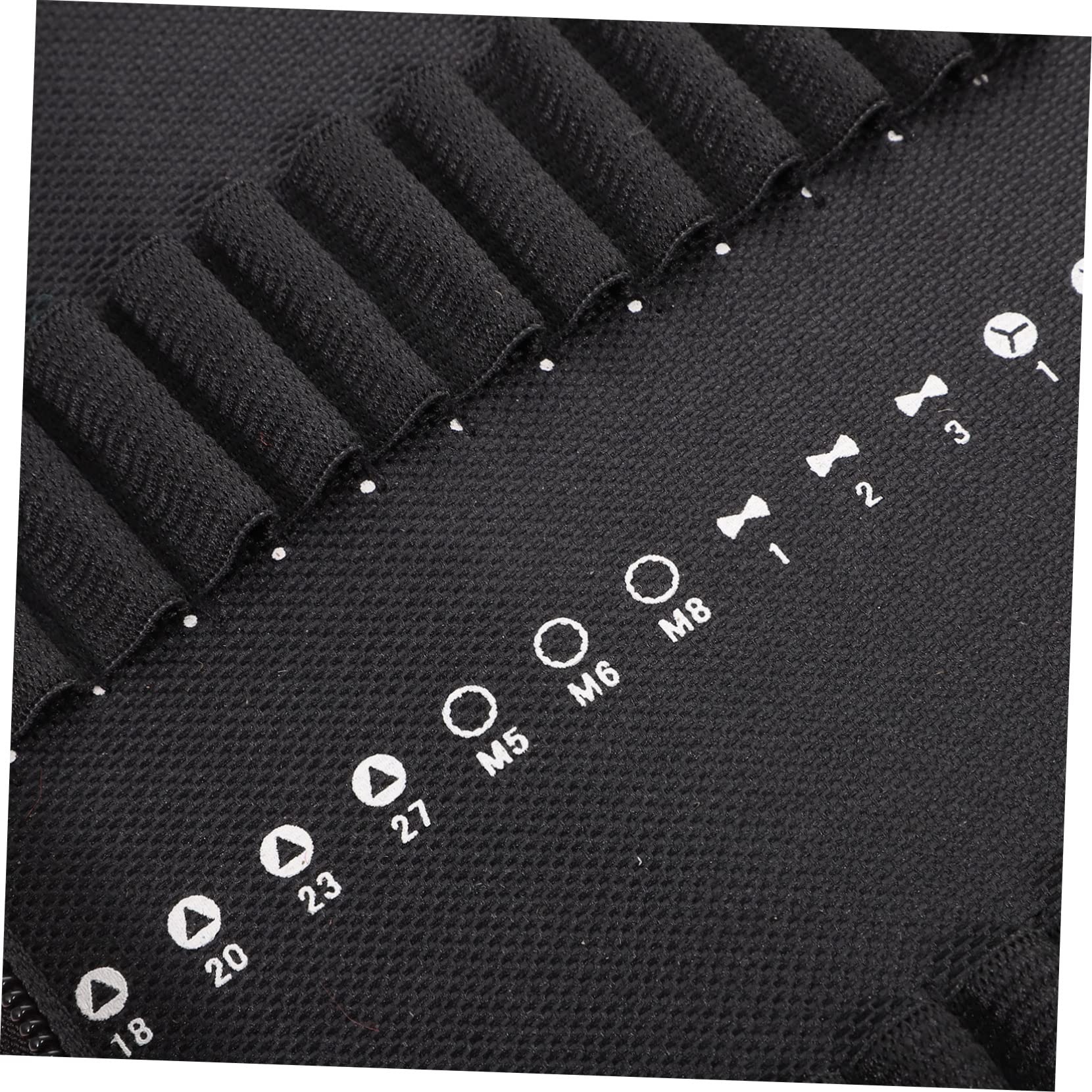DOITOOL Heavy Duty Handheld Drill Bit Pouch - Oxford Cloth Tool Organizer with Zipper for Screws, Drill Bits & Small Tools - Perfect for Electricians, Carpenters & DIY Home Improvement Projects
