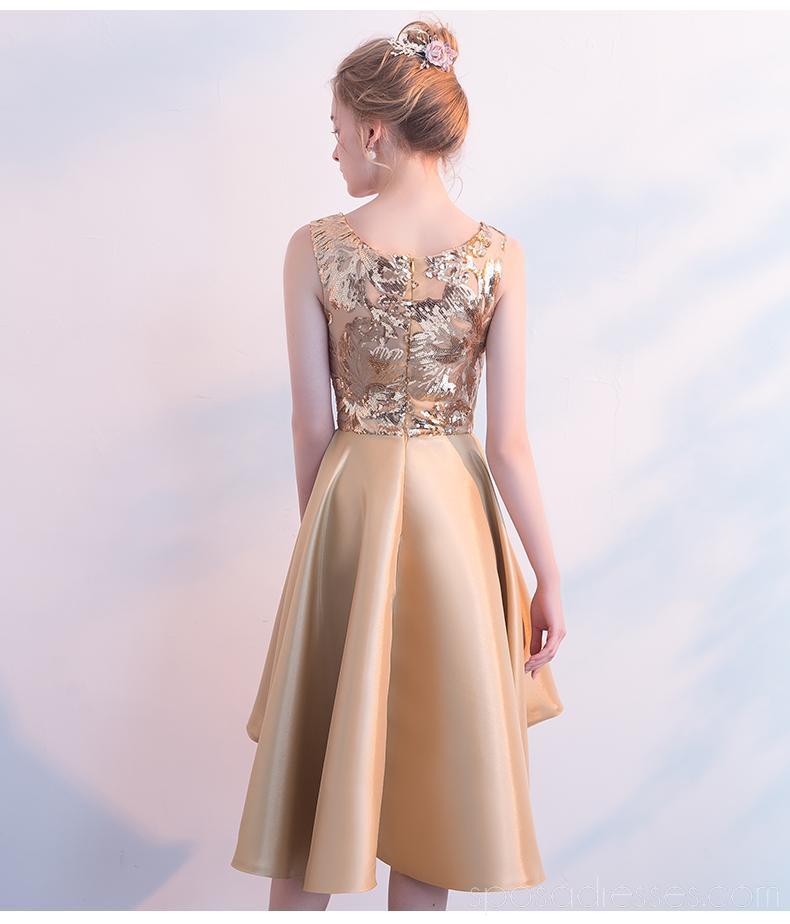 Sparkly Gold Sequin Homecoming Dresses for Women 2024 - Elegant Short Prom Dresses for Party & Dance - CM799 | Perfect for Homecoming, Prom Night, Cocktail Parties & Special Occasions
