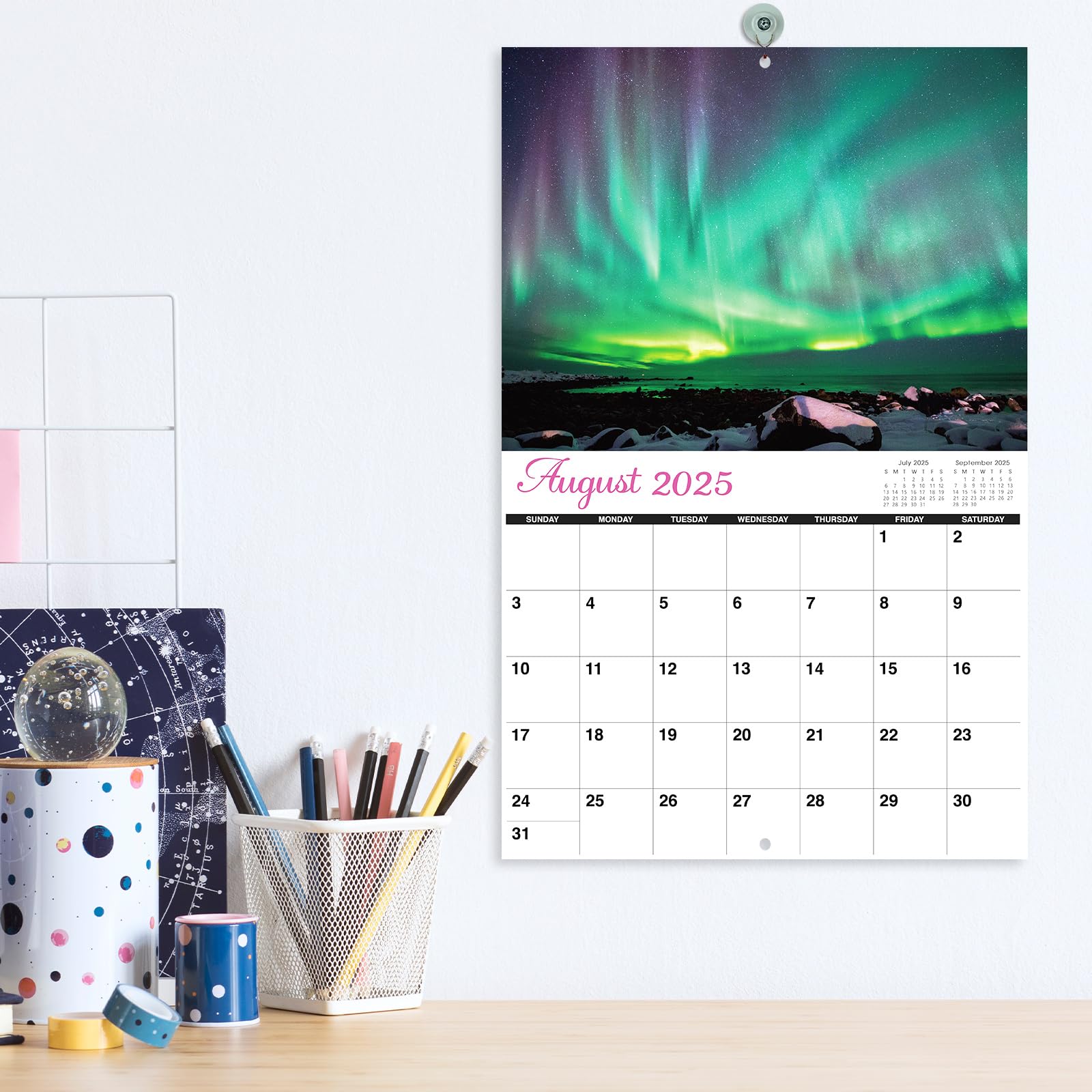 2025-2026 Wall Calendar | 18-Month Planner July 2025 to December 2026 | 8.5