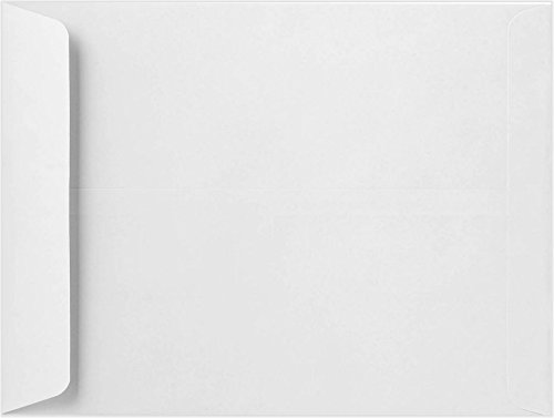 9 1/2 x 12 1/2 Open End Envelopes - 28lb. Bright White (500 Pack) - Perfect for Mailing Documents, Invoices, and Business Correspondence