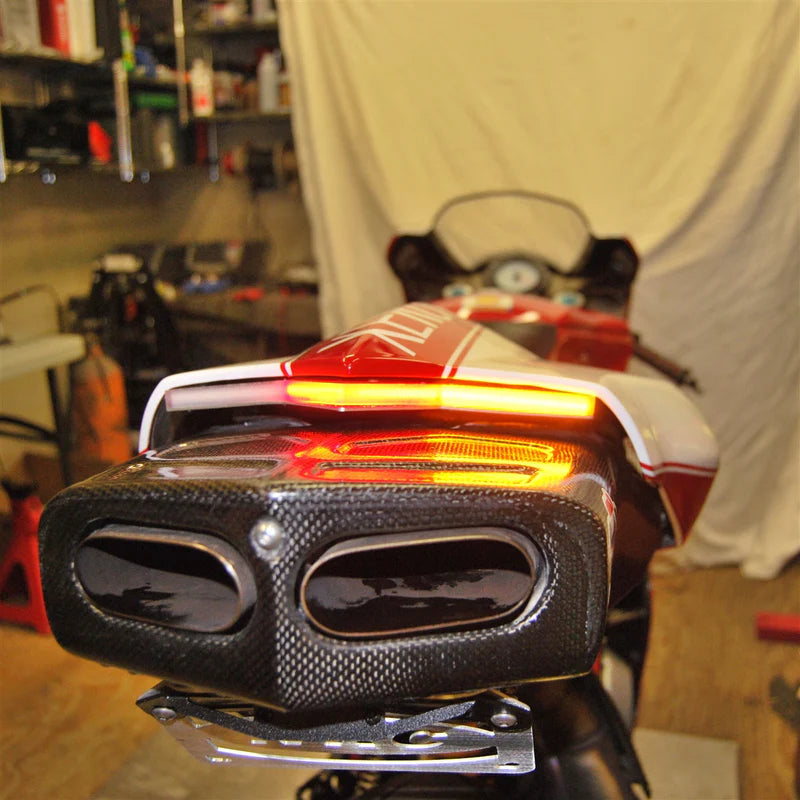 Ducati 749 Fender Eliminator Kit for 2003-2006 Models - Lightweight Tail Tidy for Motorcycle Customization & Clean Look - Perfect for Street Bikes and Track Days