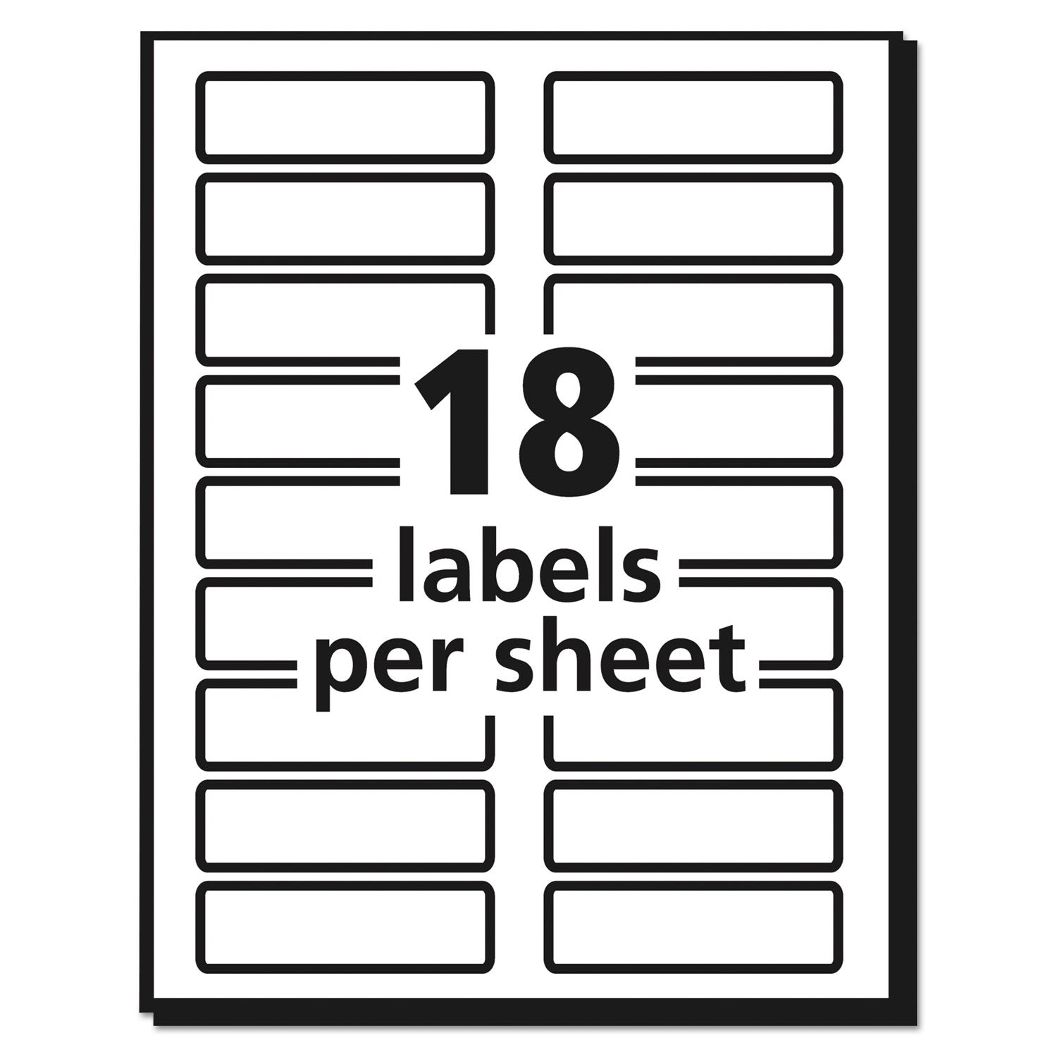 Avery® Extra Large Trueblock File Folder Labels - 0.94