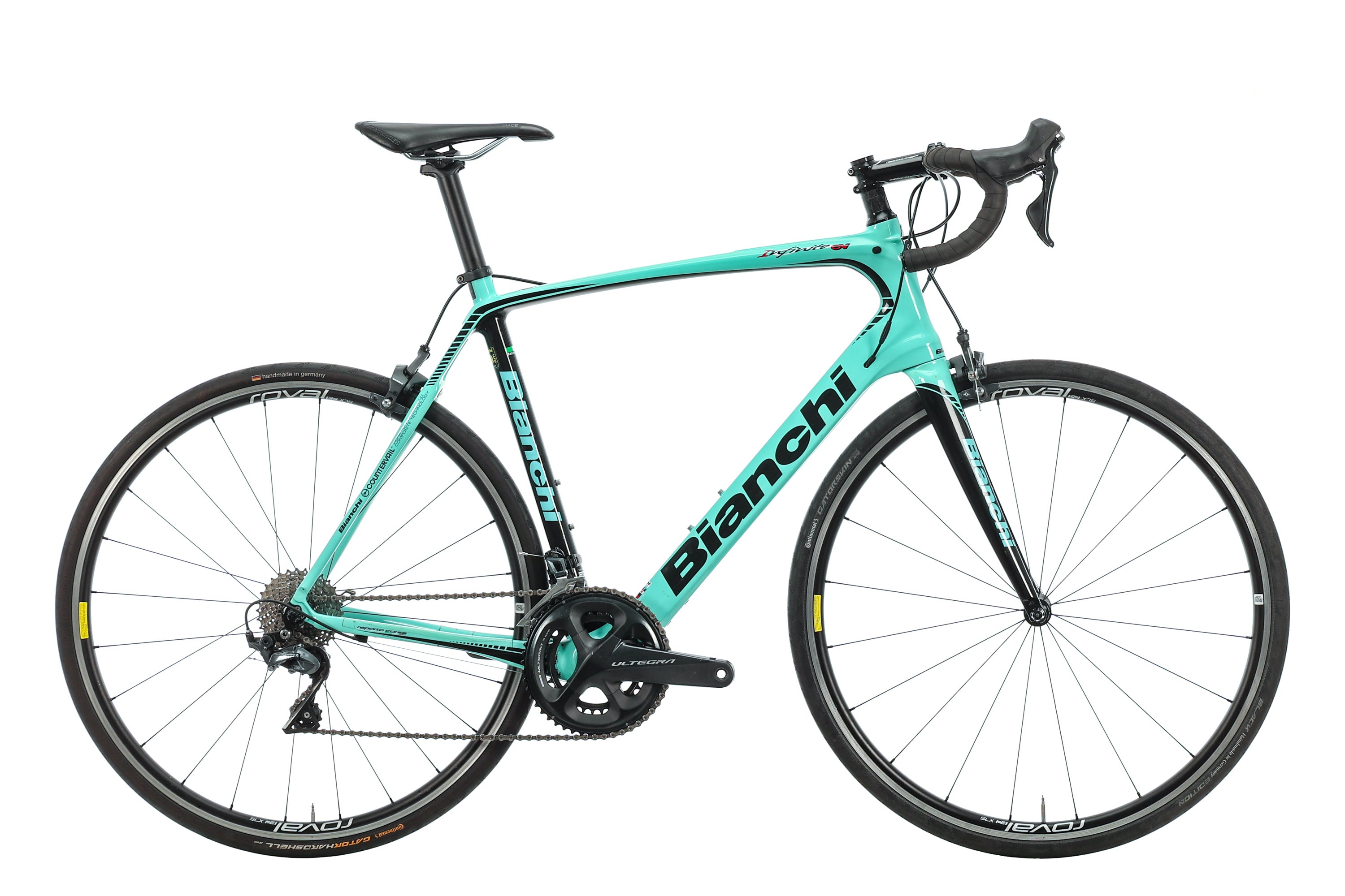 Bianchi Infinito CV Ultegra Road Bike 2018 - 59cm Carbon Frame, Shimano Ultegra Groupset - Perfect for Endurance Cycling & Long-Distance Rides