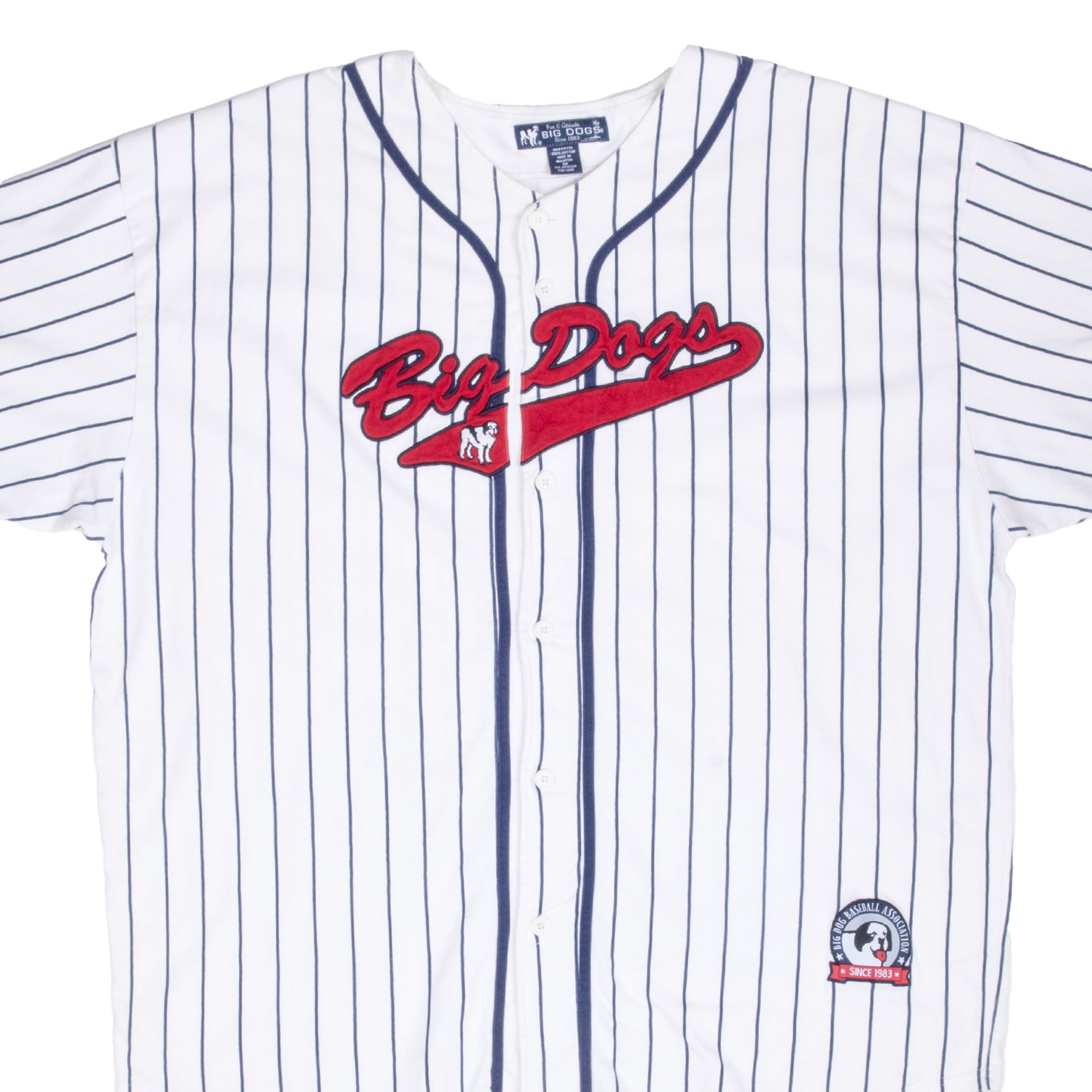 Vintage 1990s Big Dogs Baseball Jersey 3XL - Retro Sports Apparel for Men, Fans & Collectors - Perfect for Games, Parties & Nostalgic Fashion