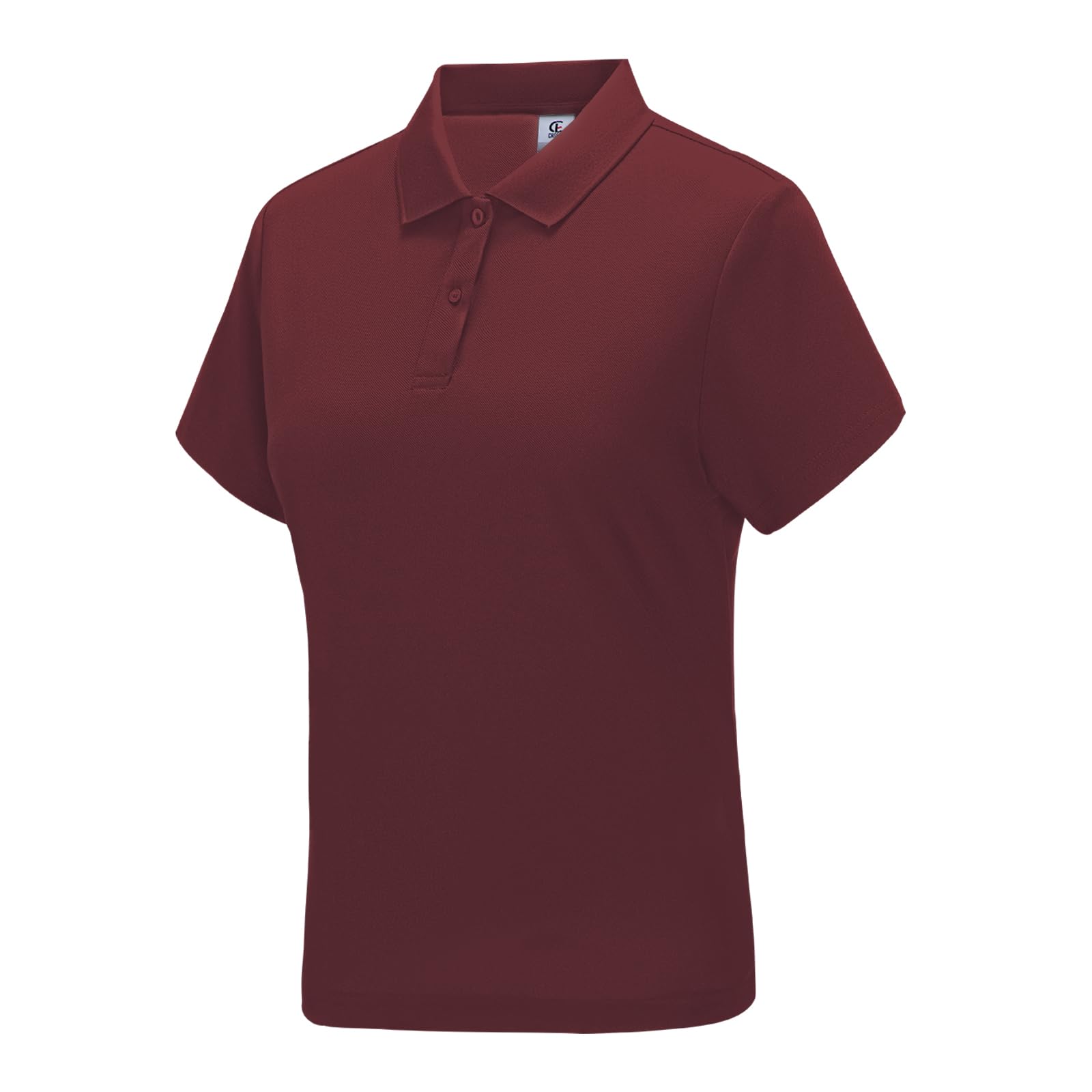 Women's Quick-Dry Moisture-Wicking Polo Shirt for Golf & Casual Wear – Breathable & Comfortable Black & White Top for Sports, Work & Outdoor Activities