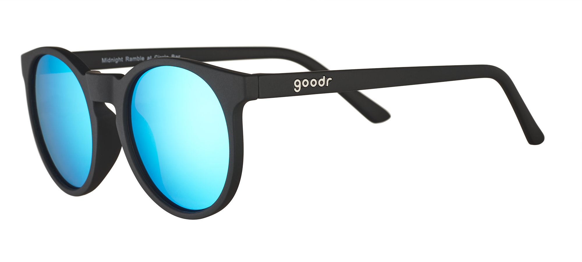 Goodr Circle G Polarized Sunglasses - Midnight Ramble at a Circle Bar - UV Protection, Lightweight & Comfortable for Running, Cycling, Driving & Outdoor Activities