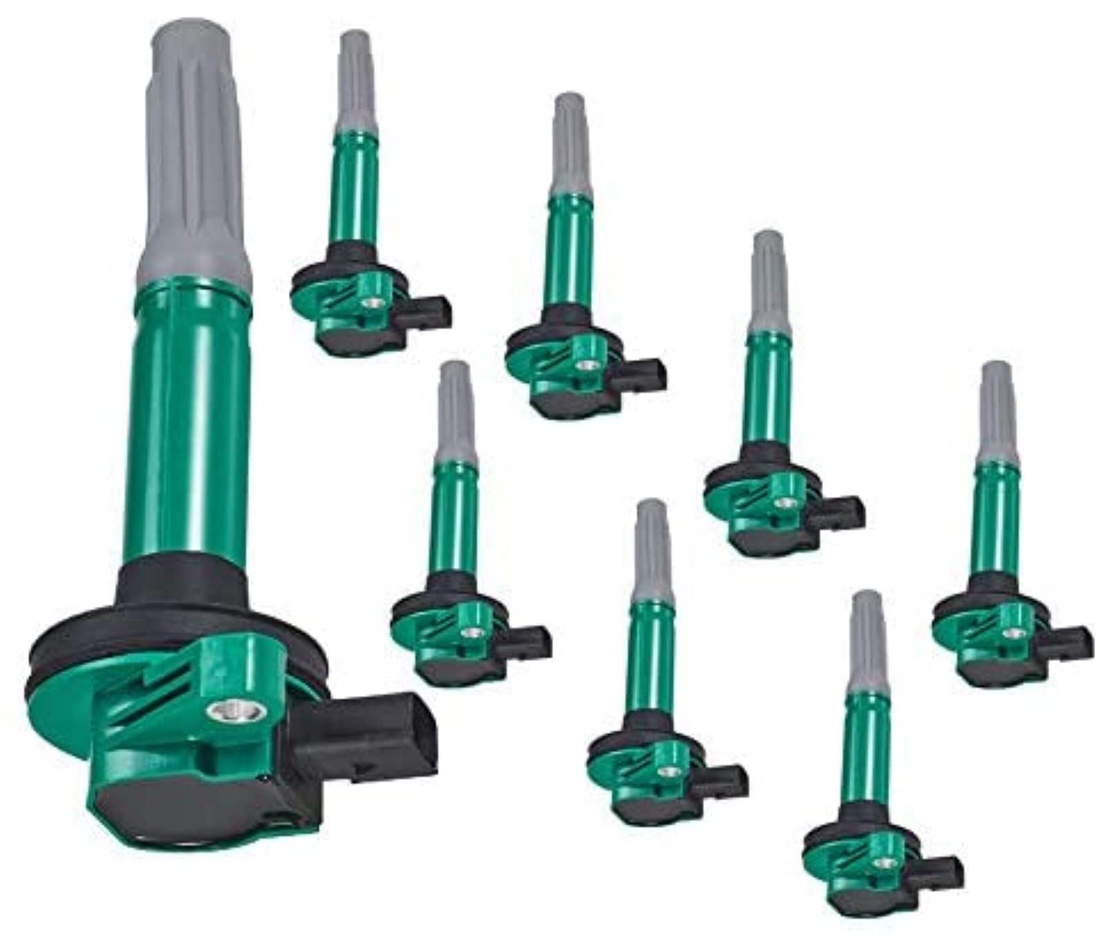 ENA Set of 8 Professional Ignition Coil Packs - Compatible with Ford F-150, Mustang V8 (2011-2016) - Replacement for C1802, UF622, DG542 - Perfect for XL, XLT, Lariat, King Ranch & Platinum Models - High-Performance Engine Maintenance & Smooth Driving Experience