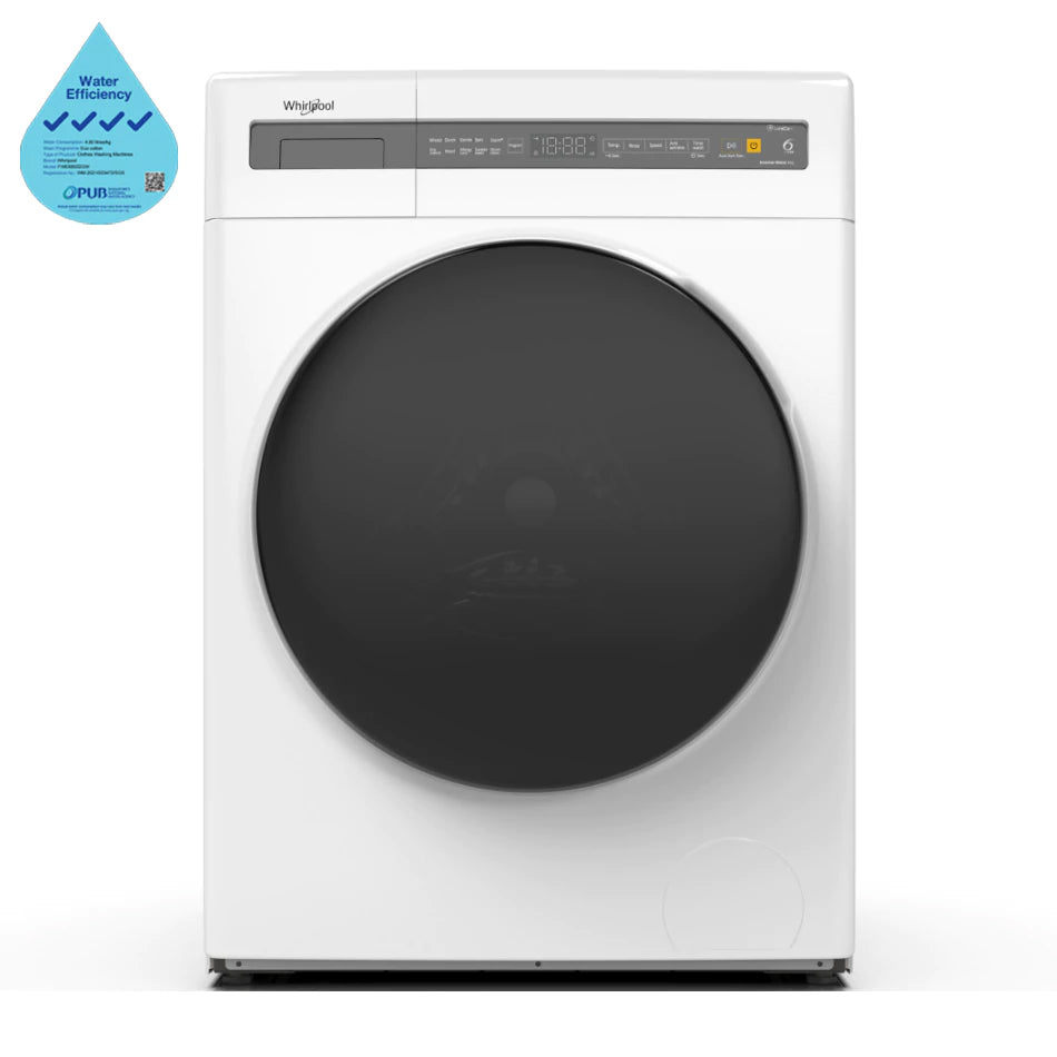 FWEB9002GW 9KG Front Load Washing Machine - Energy Efficient, Quiet Operation for Apartments & Small Homes - Perfect for Laundry Rooms & Compact Spaces